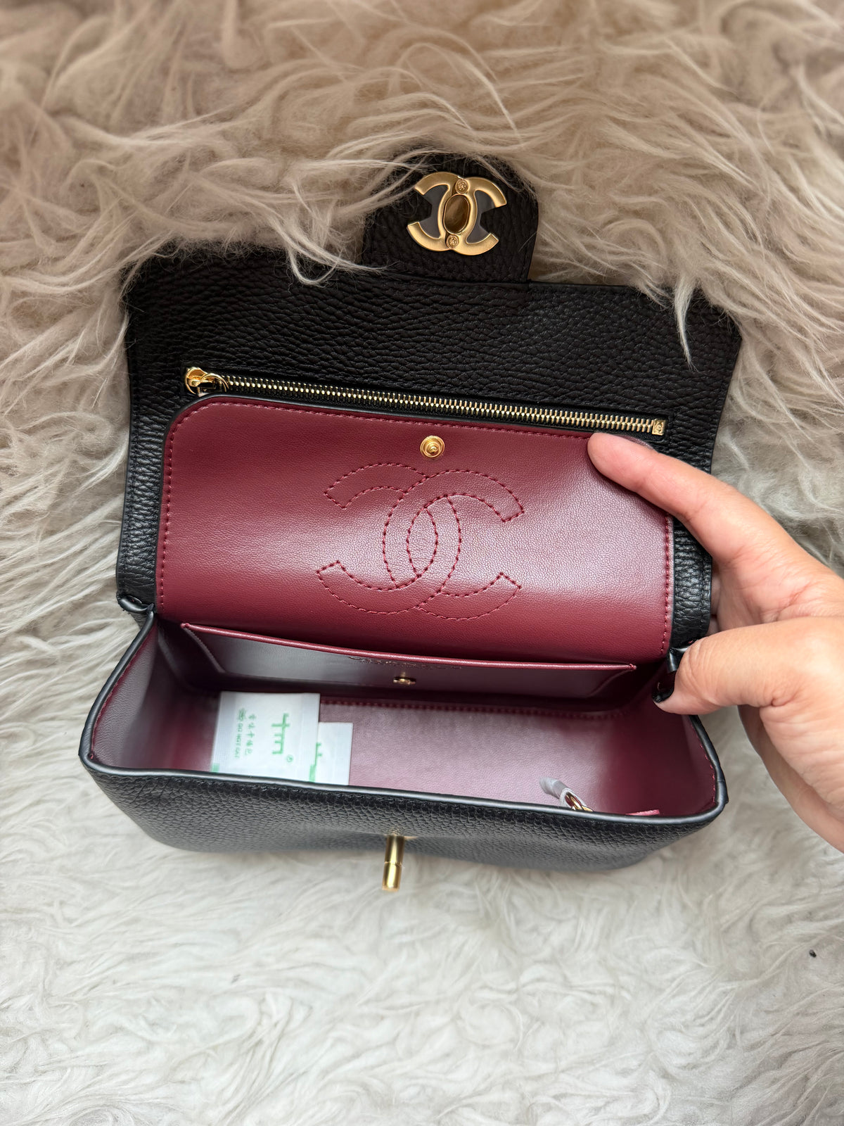 (Readystock) Chanel Maxi Flap Bag Mini - Black