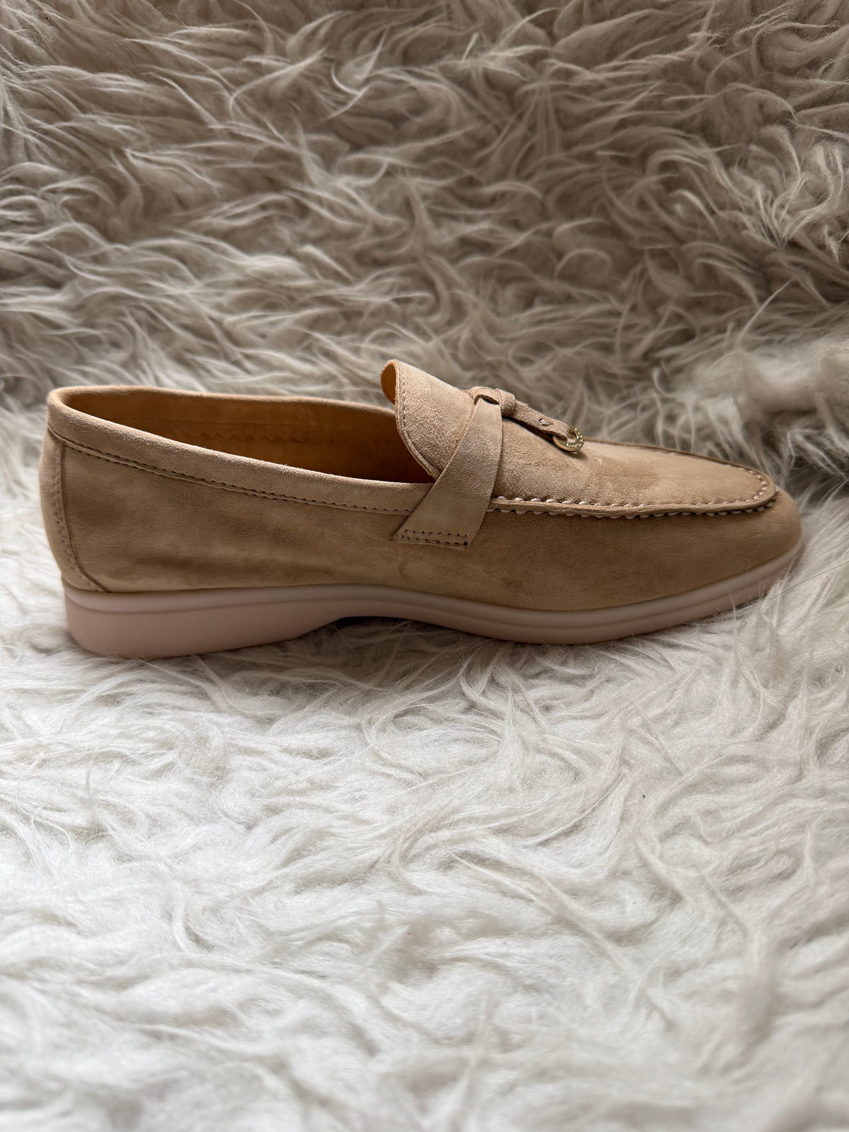 Loro Piana Walk Loafers - Beige