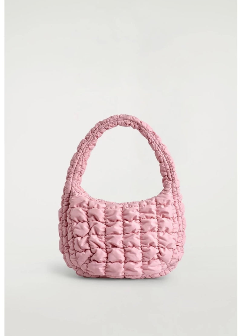 COS Quilted Mini Bag - Pink