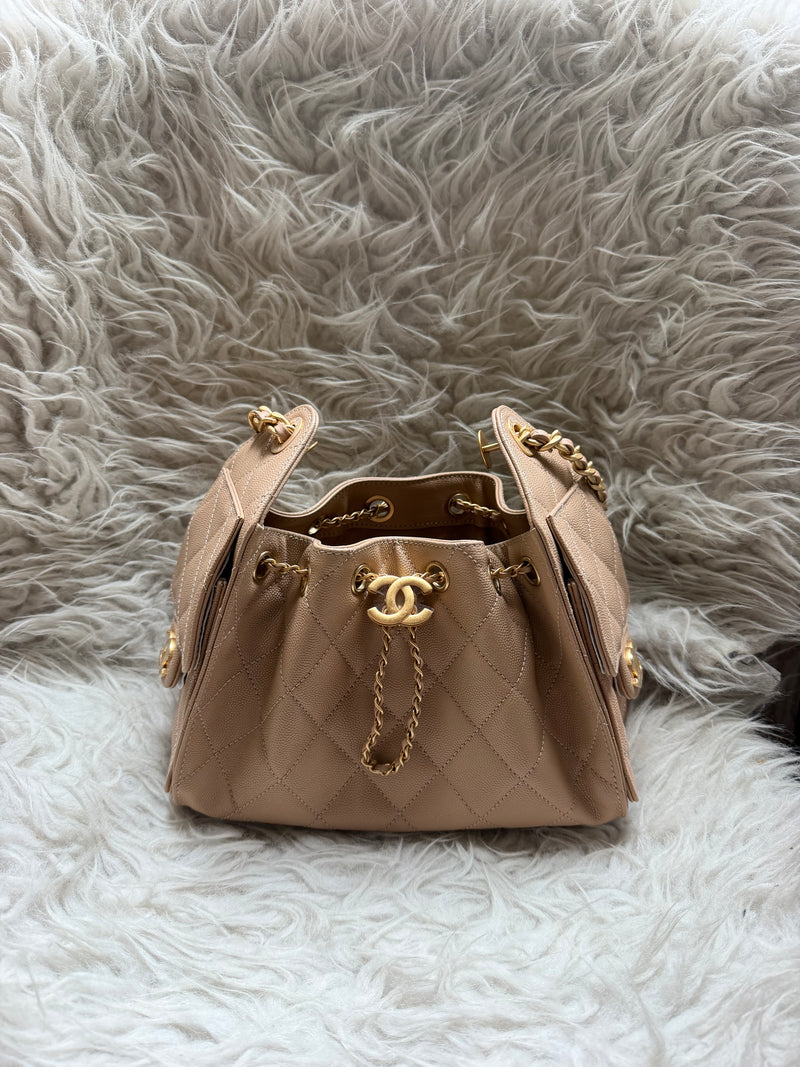 (Readystock) Chanel C25 Mini - Beige