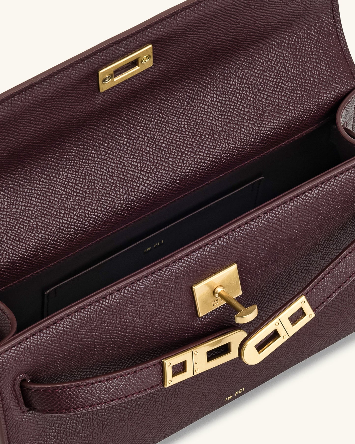 JW PEI Noor Top Handle Bag - Deep Burgundy