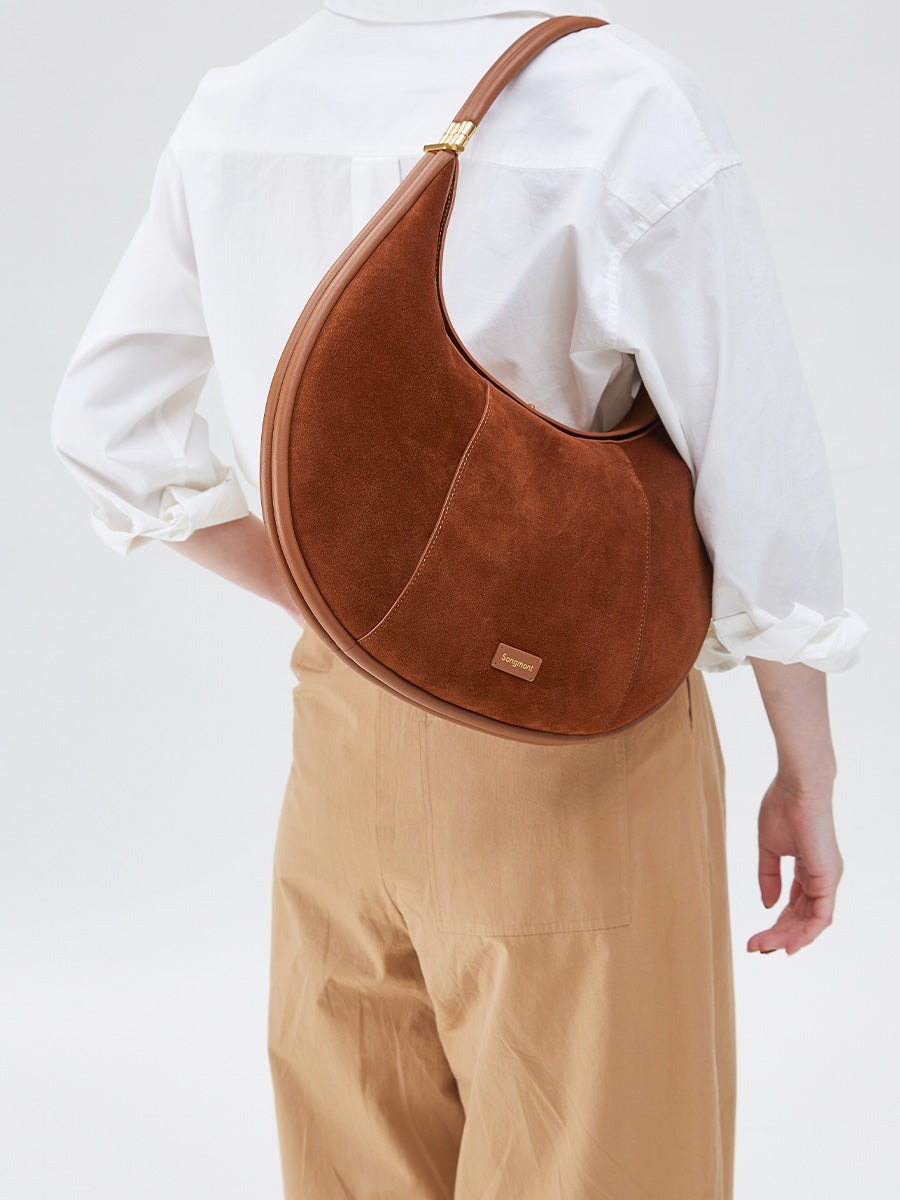 Large Luna Bag (New Version) - Caramel