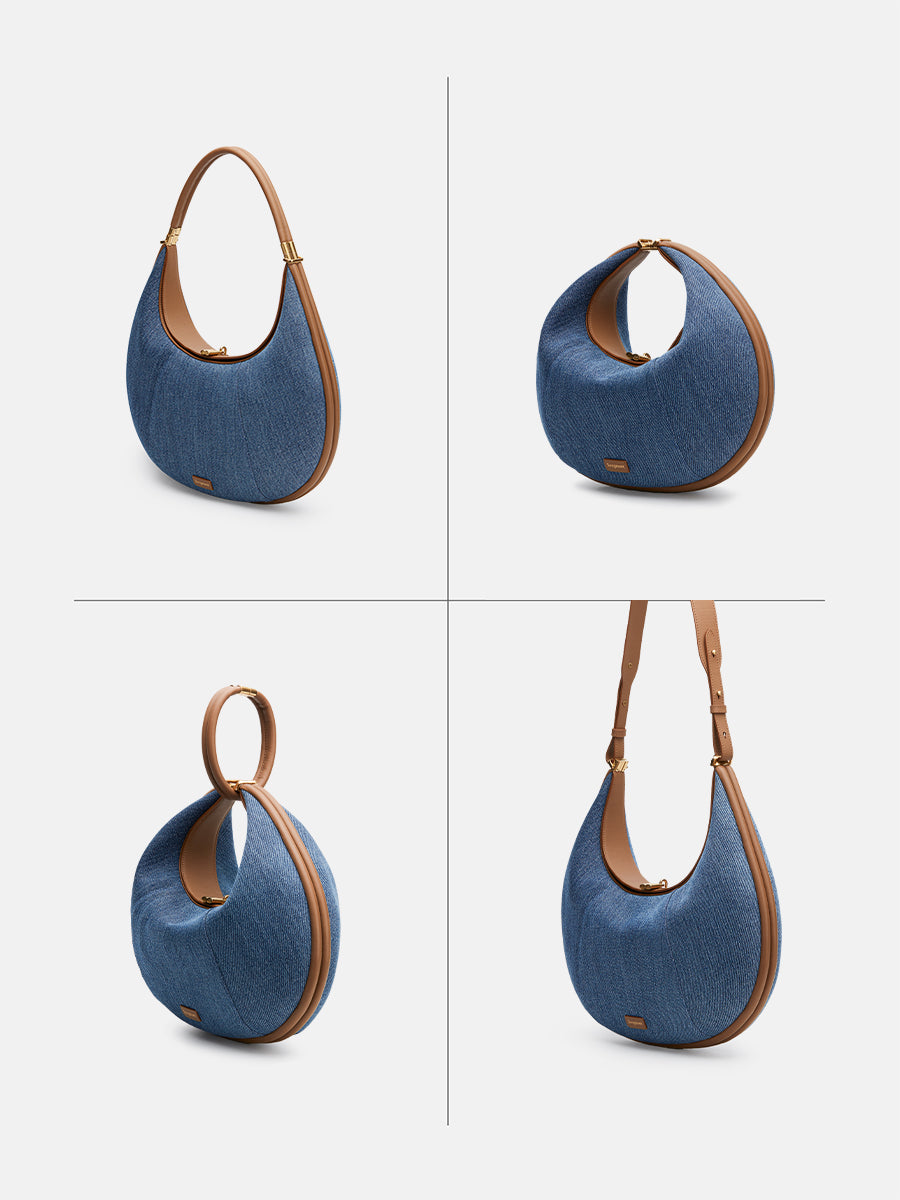 Large Luna Bag (New Version) - Denim