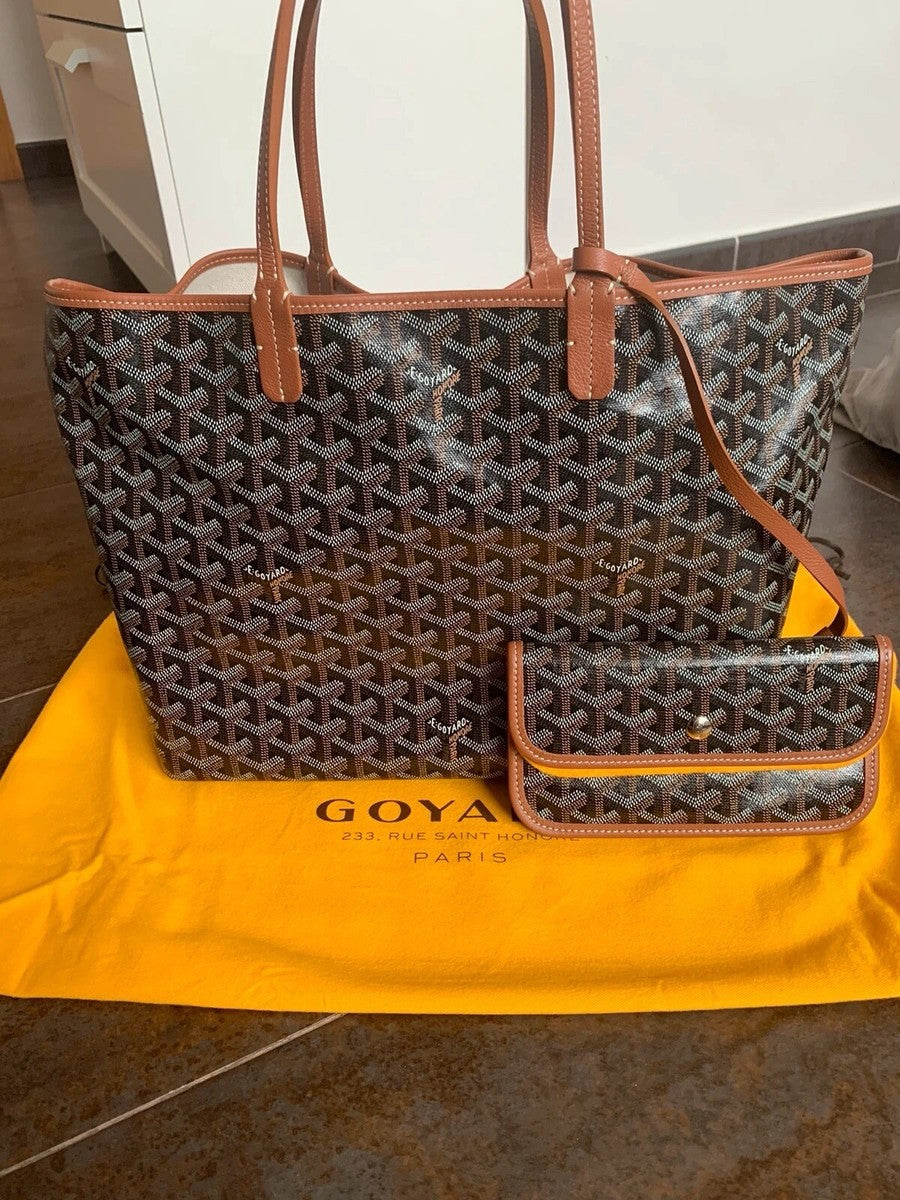 (Readystock) Goyard St Louis GM Canvas - Black & Tan