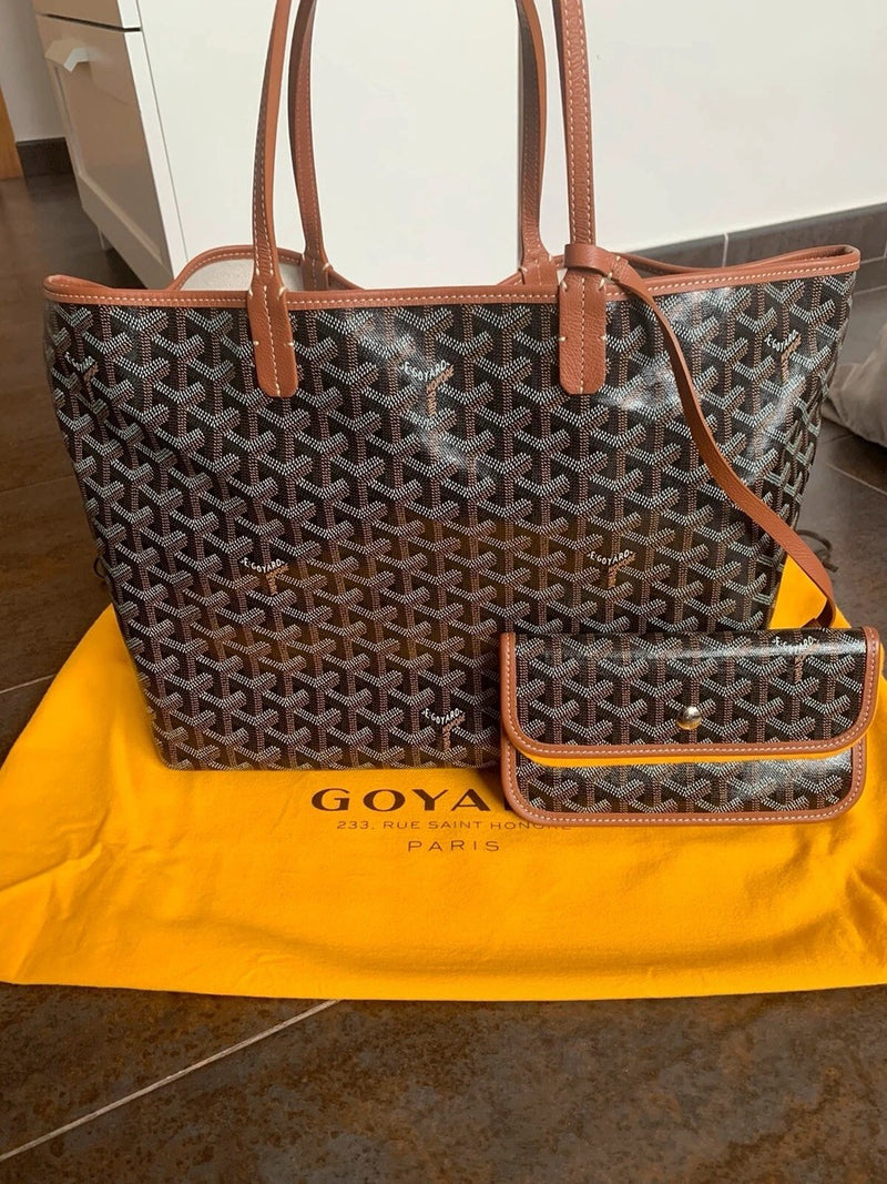 (Readystock) Goyard St Louis GM Canvas - Black & Tan