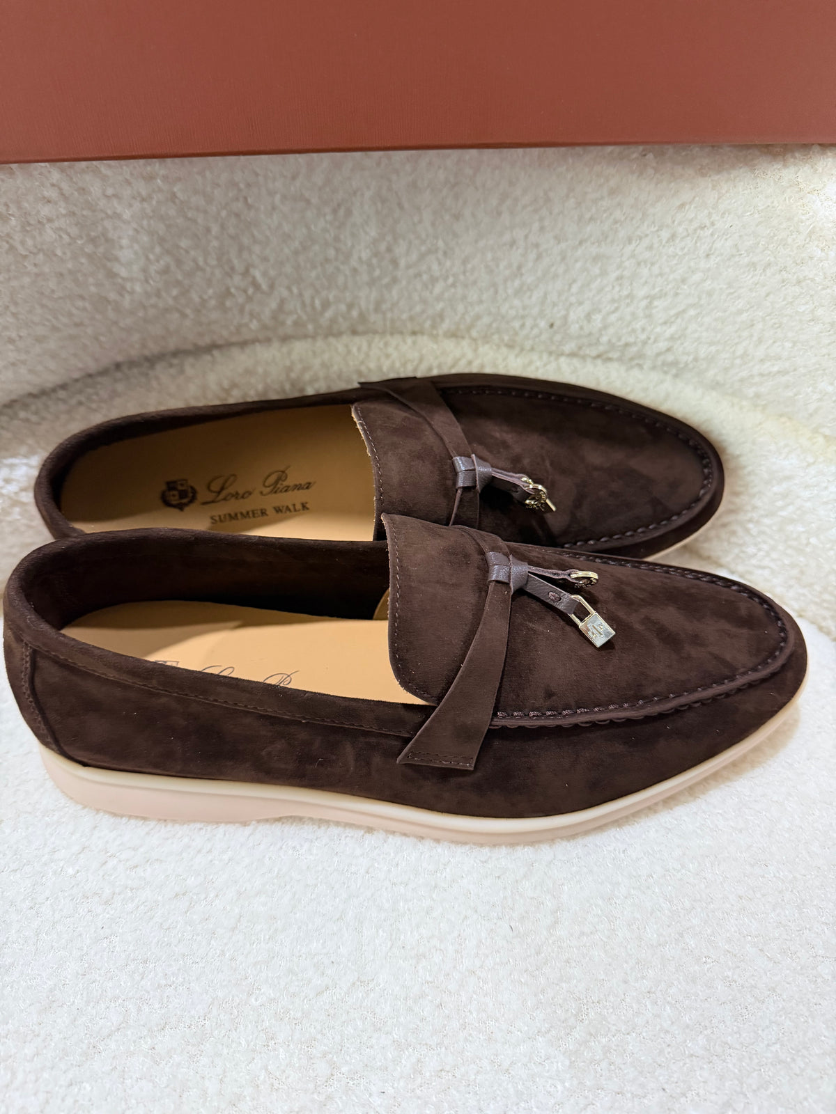 Loro Piana Walk Loafers - Dark Brown