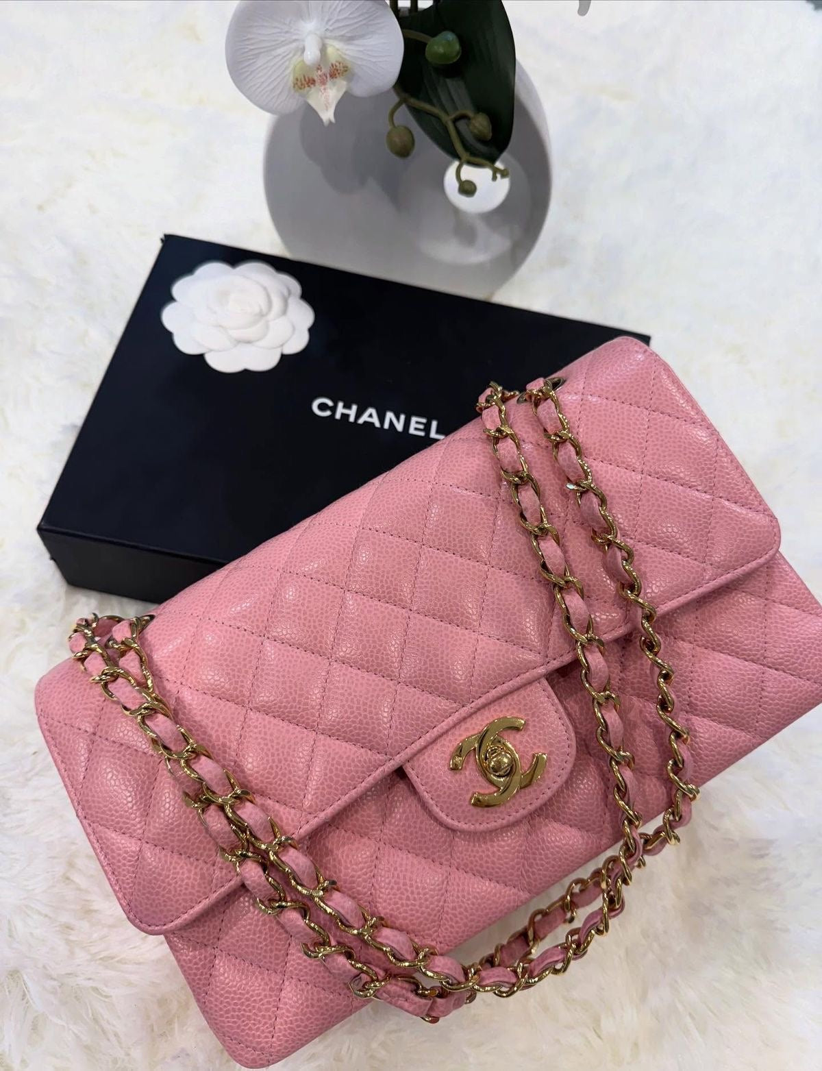 Chanel Small Classic Handbag - Pink