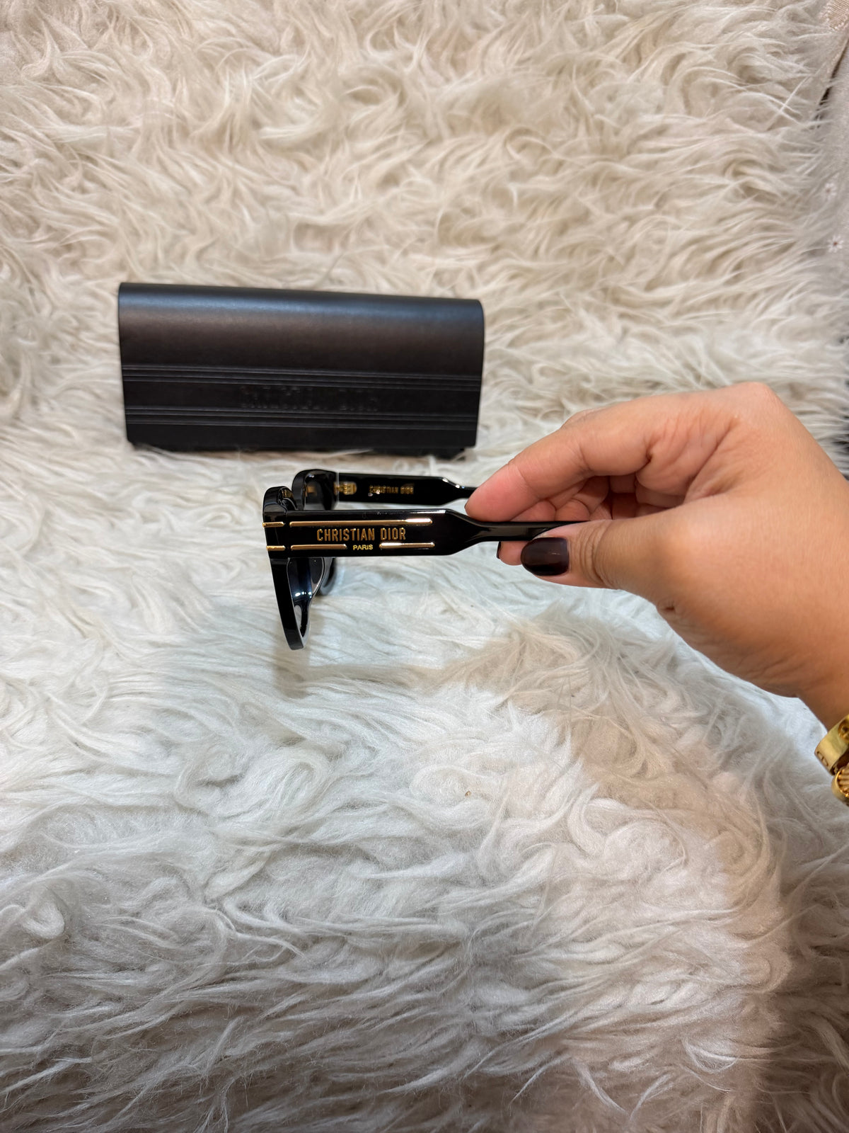 Dior Black Square Sunglass