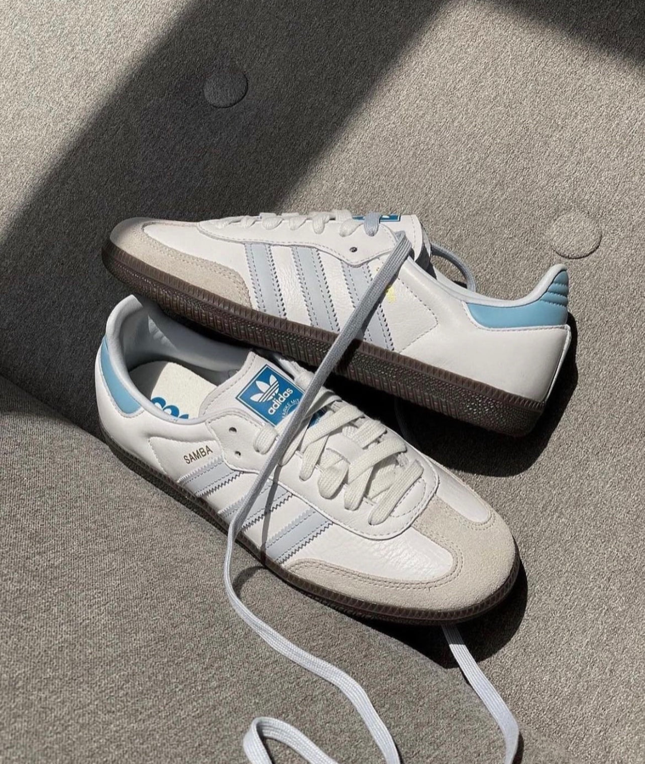 (PREORDER) ADIDAS SAMBA OG 'WHITE/HALO BLUE'