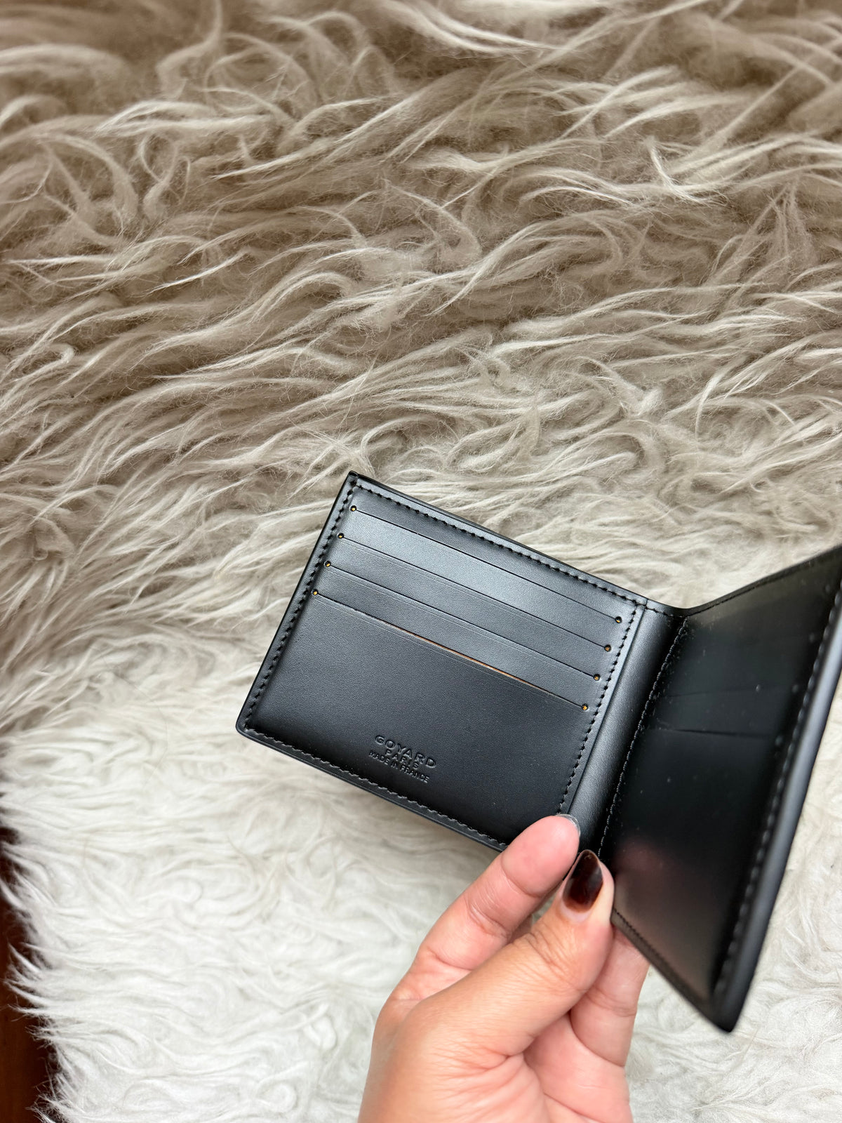 (Readystock) Goyard Mens Wallet - Black