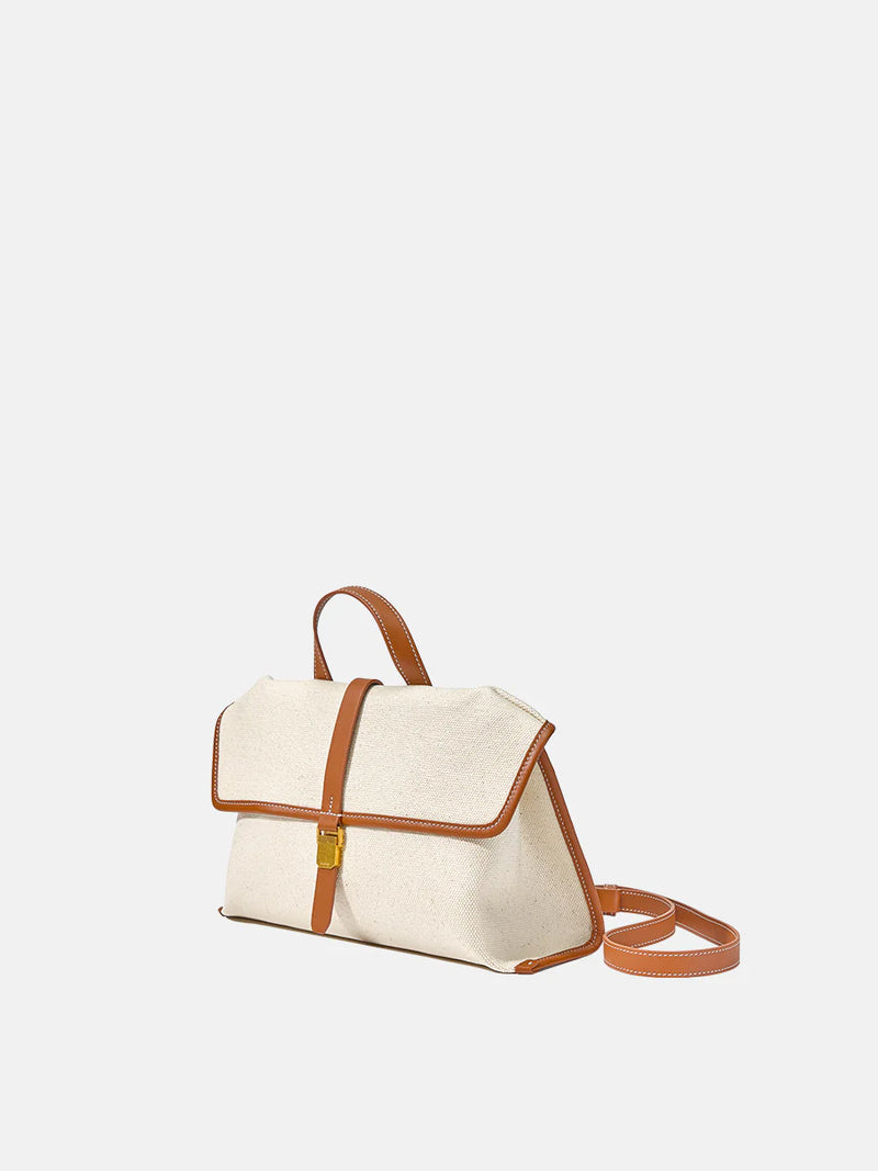 The Small Shan Satchel Bag - Canvas