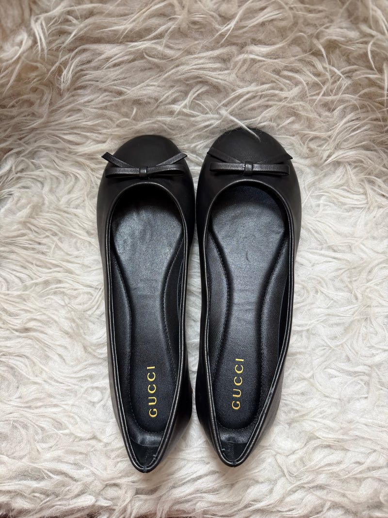 Gucci Ballerina Flats - Black