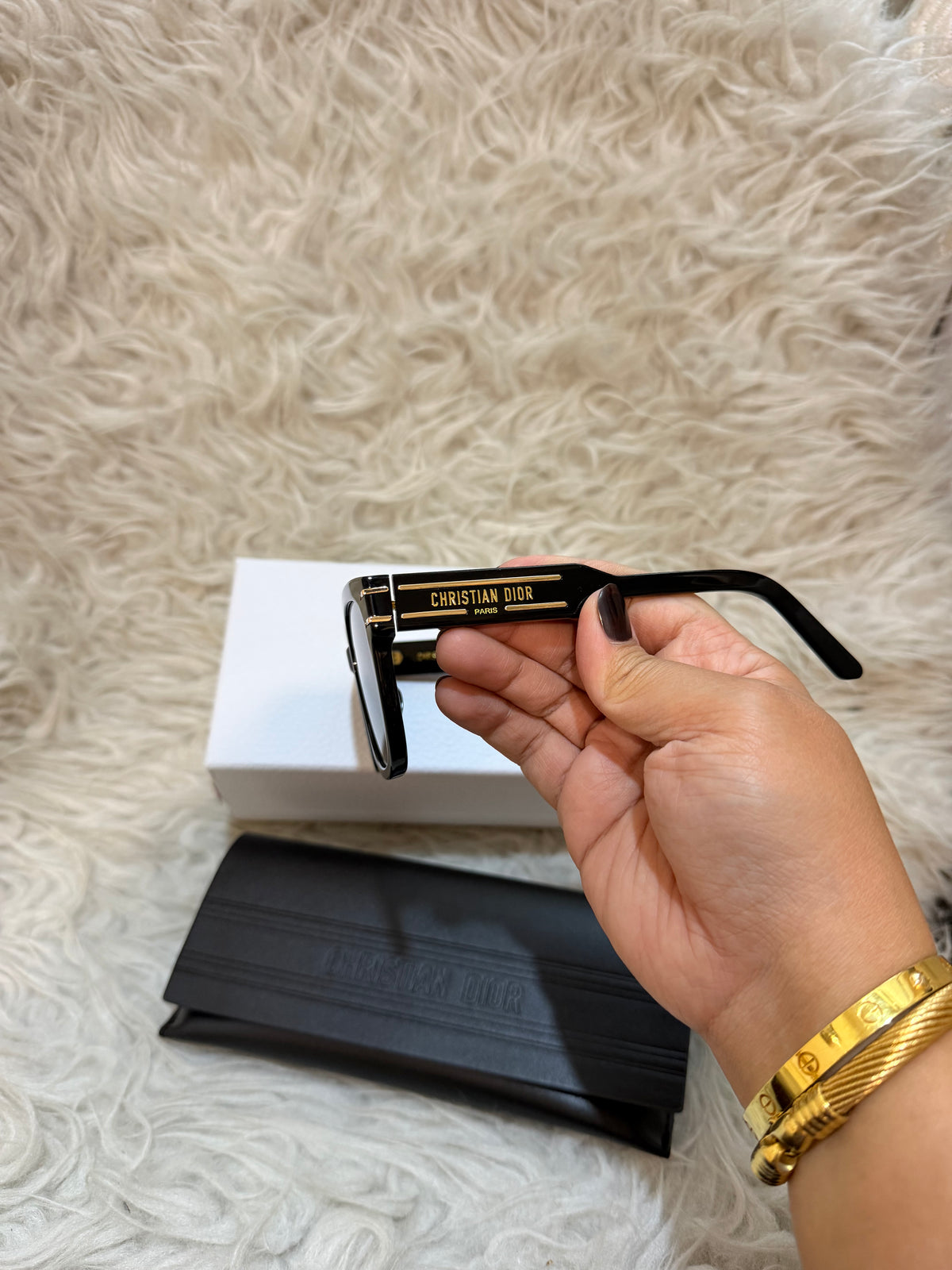 Dior Black Square Sunglass