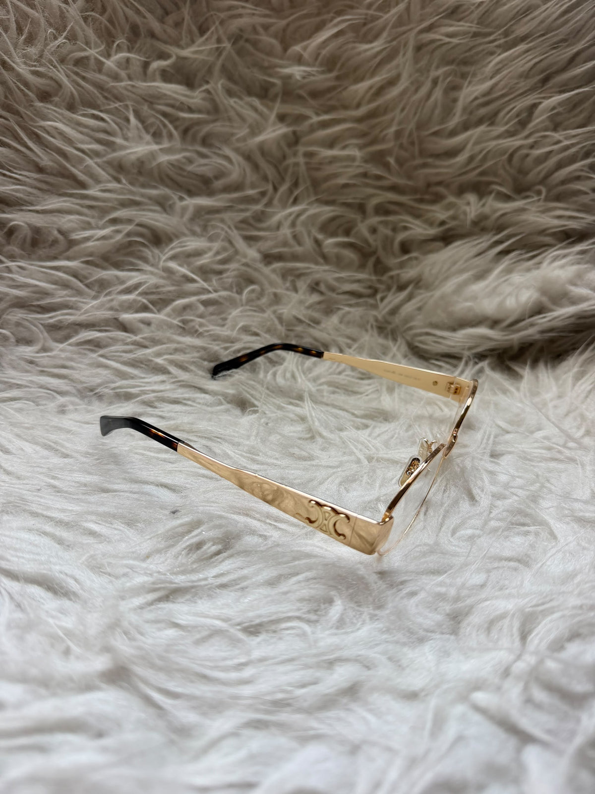 Celine Triomphe Oval Eyeglasses