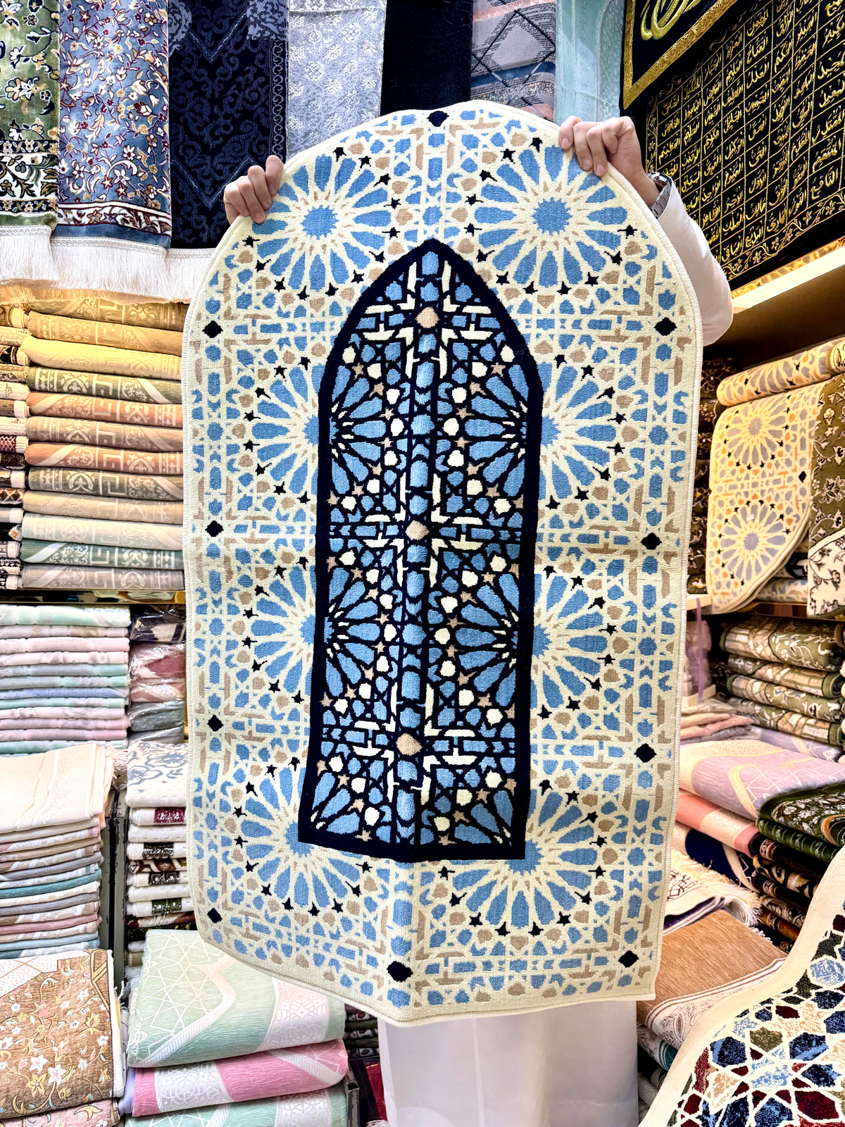 Sejadah Tebal Kubah Mada - Blue