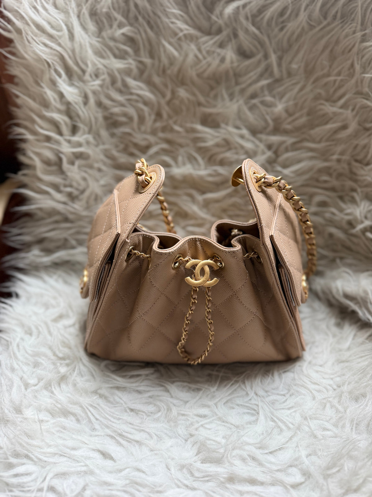 (Readystock) Chanel C25 Mini - Beige