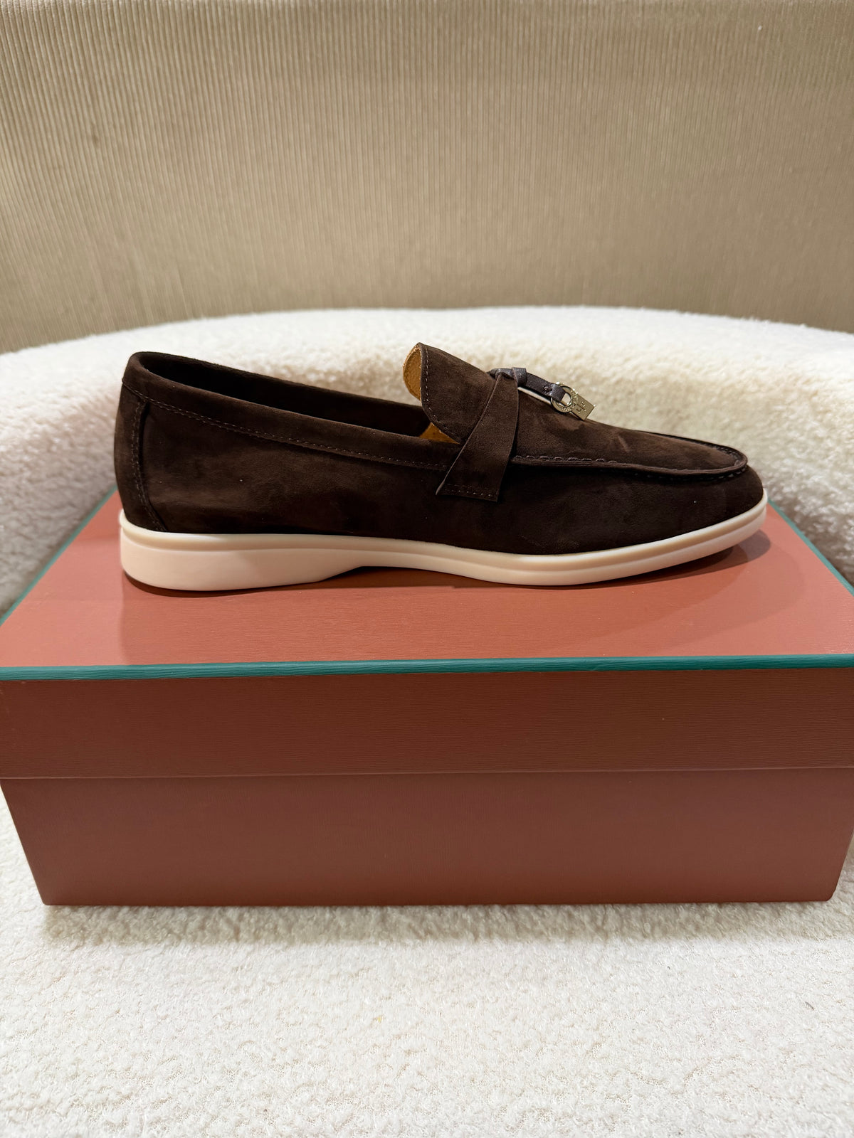 Loro Piana Walk Loafers - Dark Brown