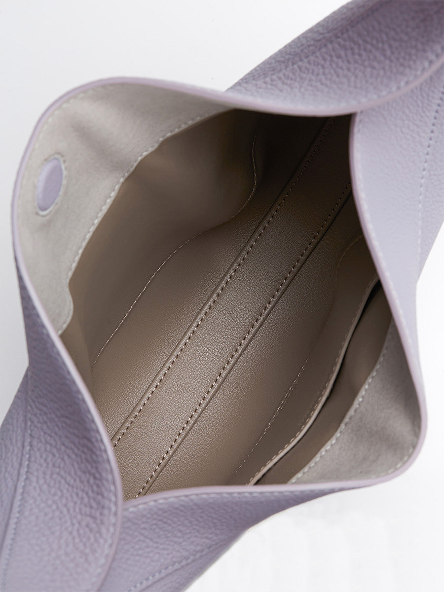 Medium Luna Bag (Silver-tone hardware) - Lavender