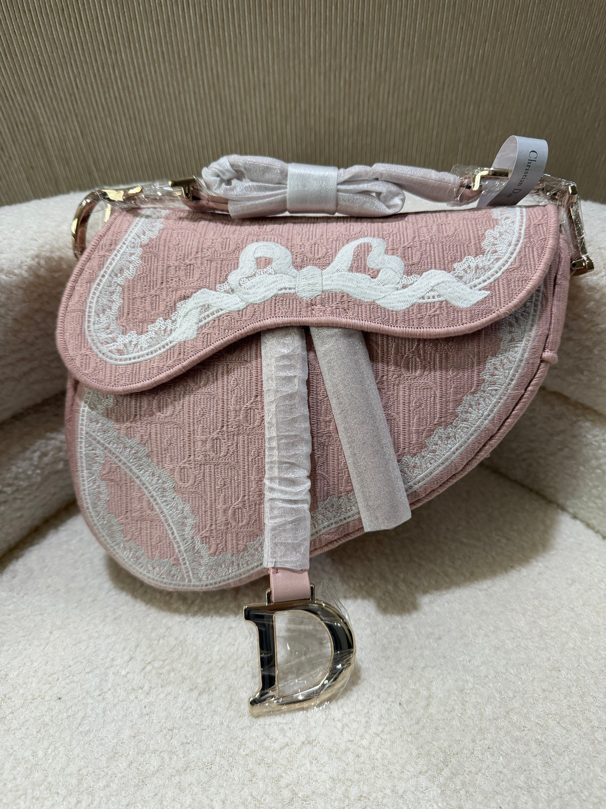 Dior Small Saddle Bag - Pink