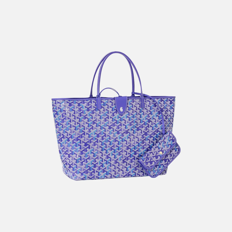 (Readystock) Goyard St Louis PM Canvas - Blue Purple