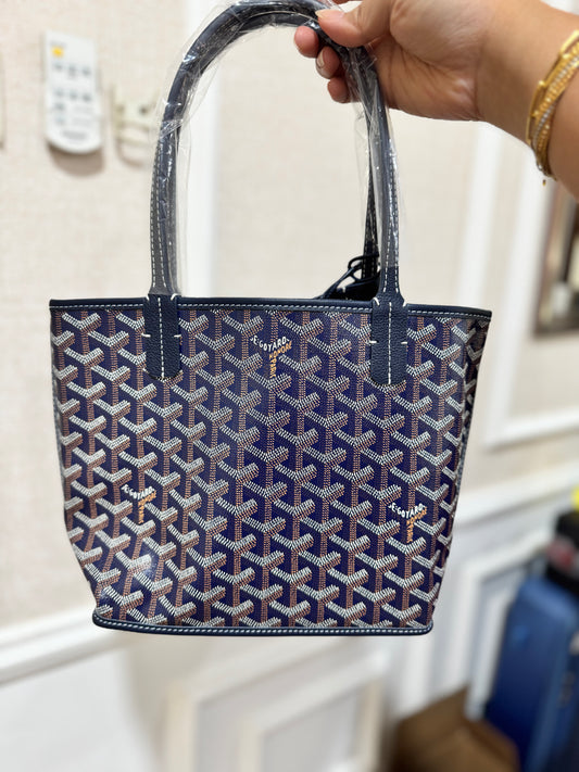 (Readystock) Goyard Anjou Mini - Navy Blue