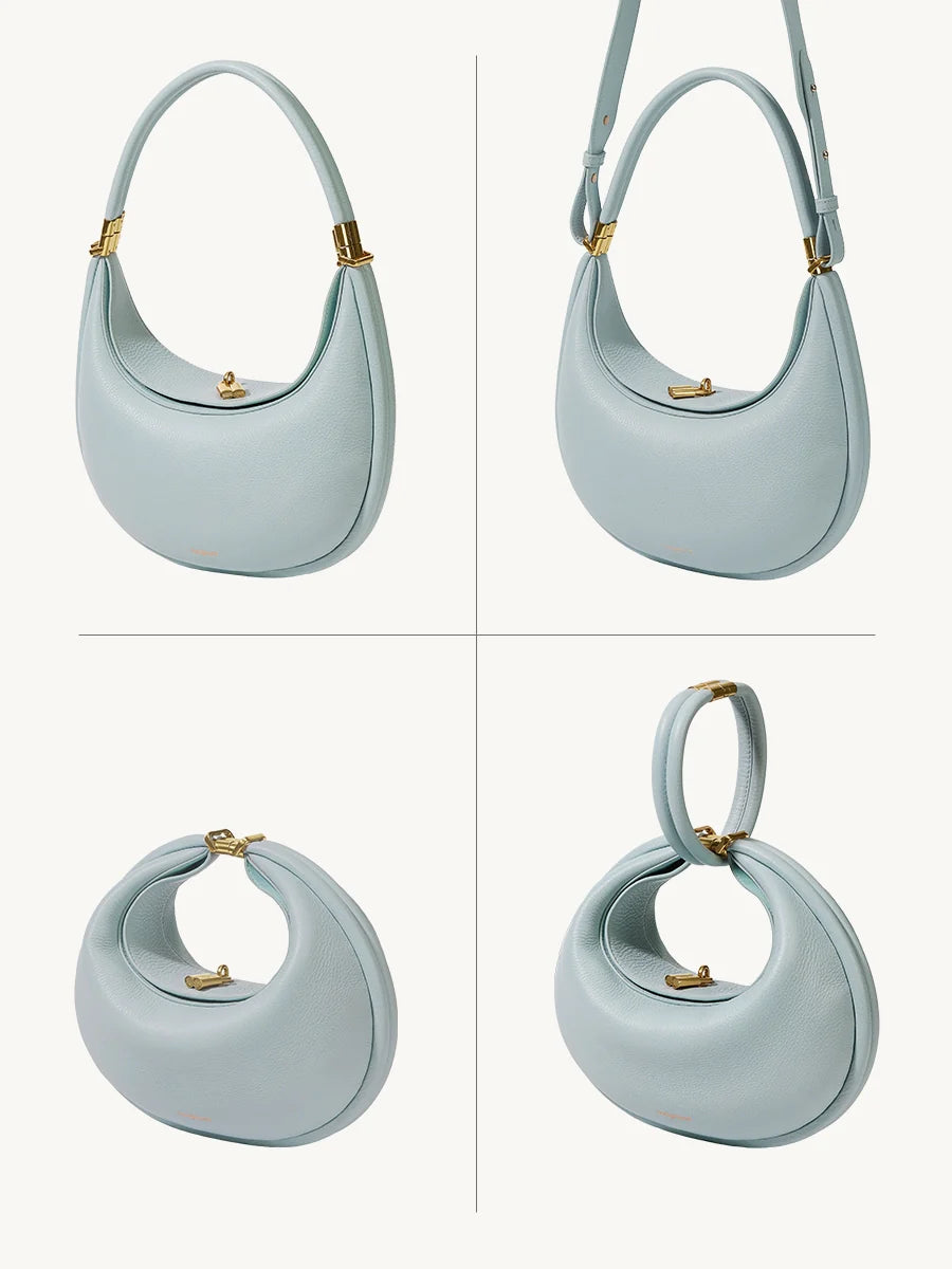 Medium Luna Bag - Aquamarine
