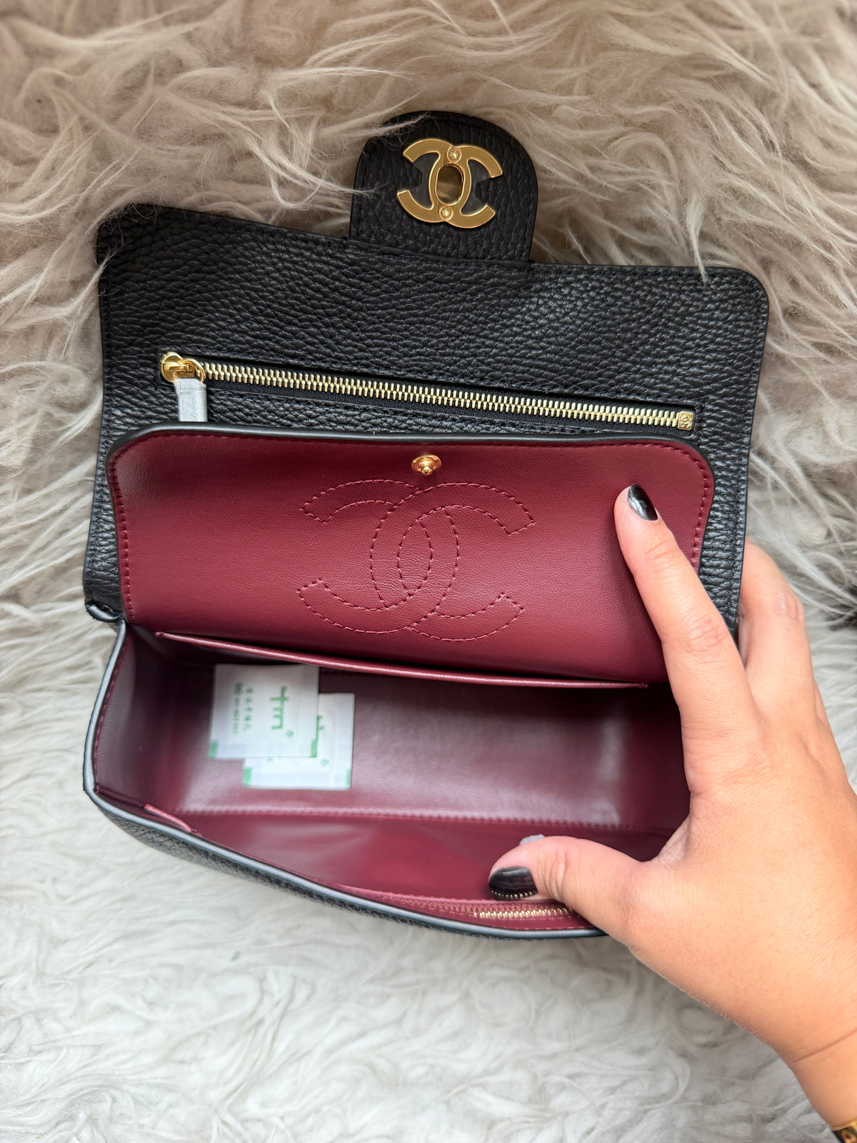 (Readystock) Chanel Maxi Flap Bag Mini - Black