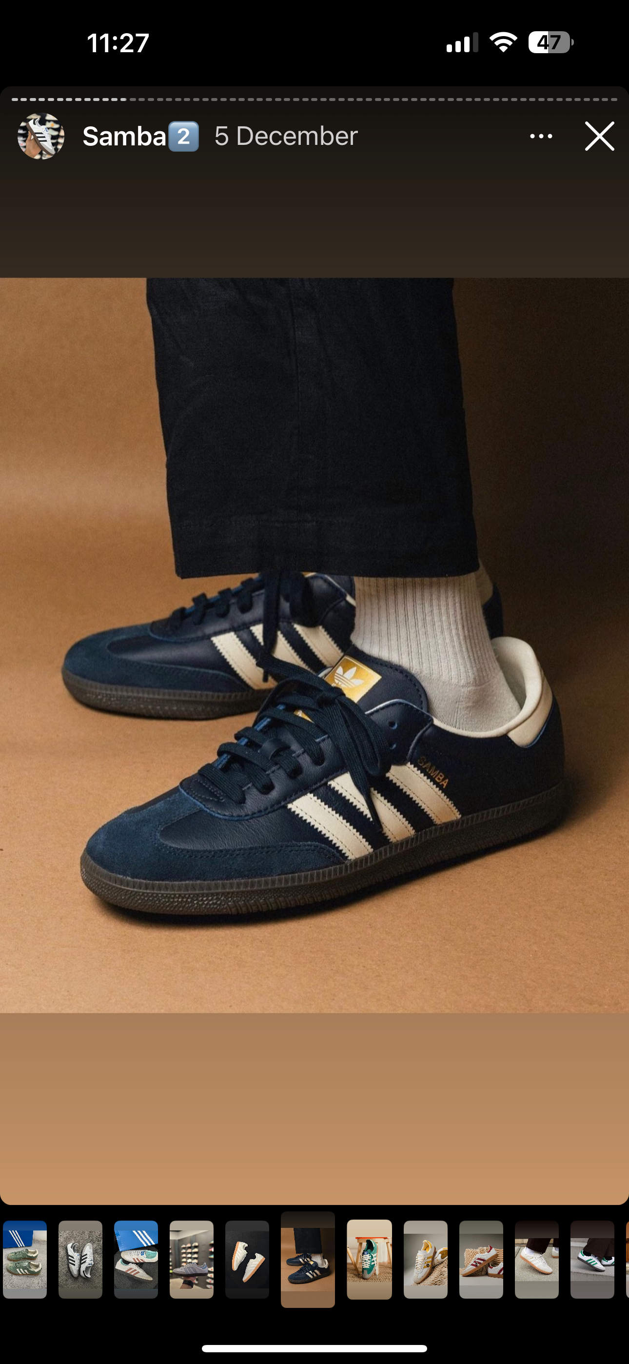 (PREORDER) ADIDAS SAMBA OG 'NAVY BLUE'