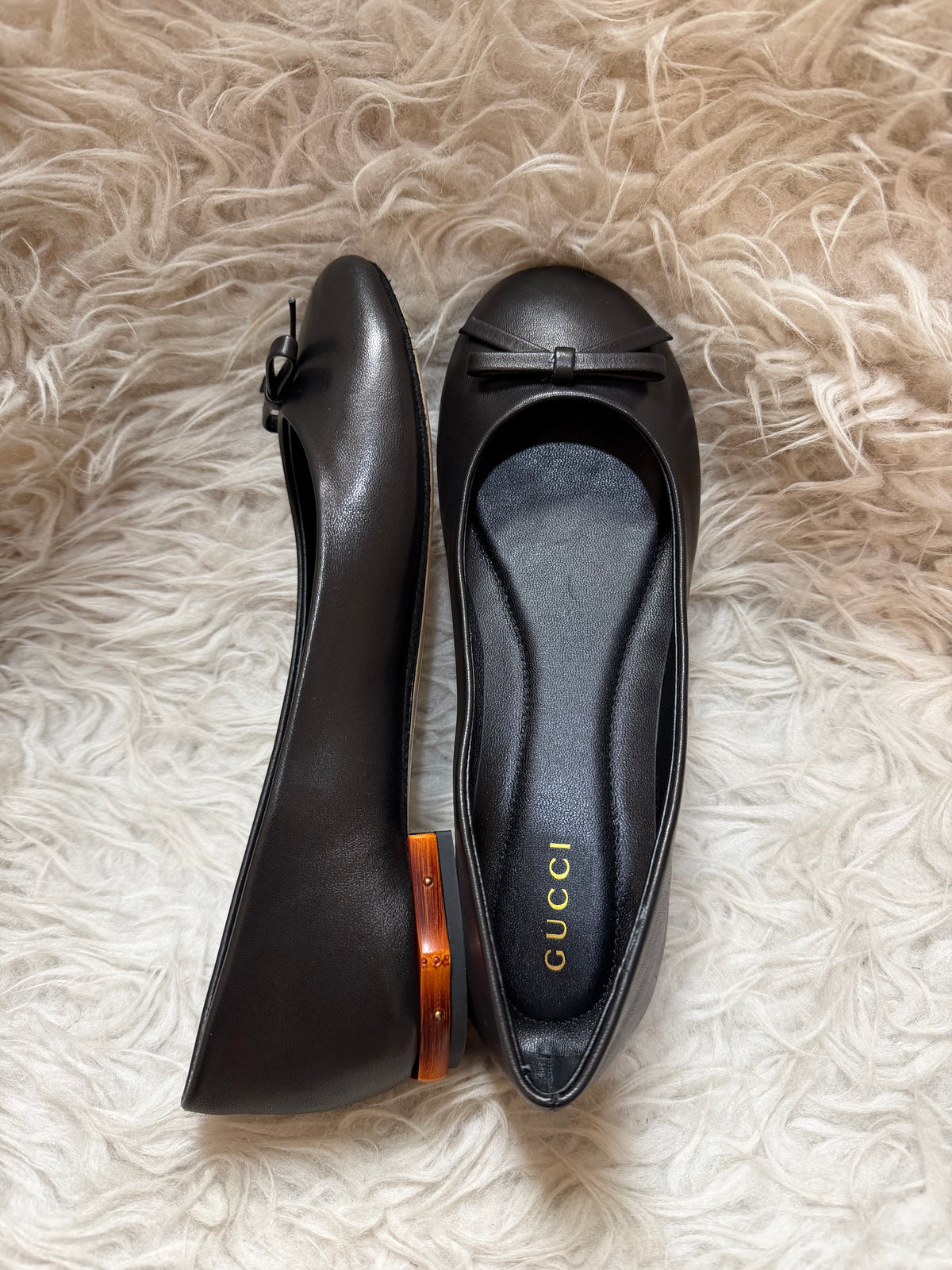 Gucci Ballerina Flats - Black