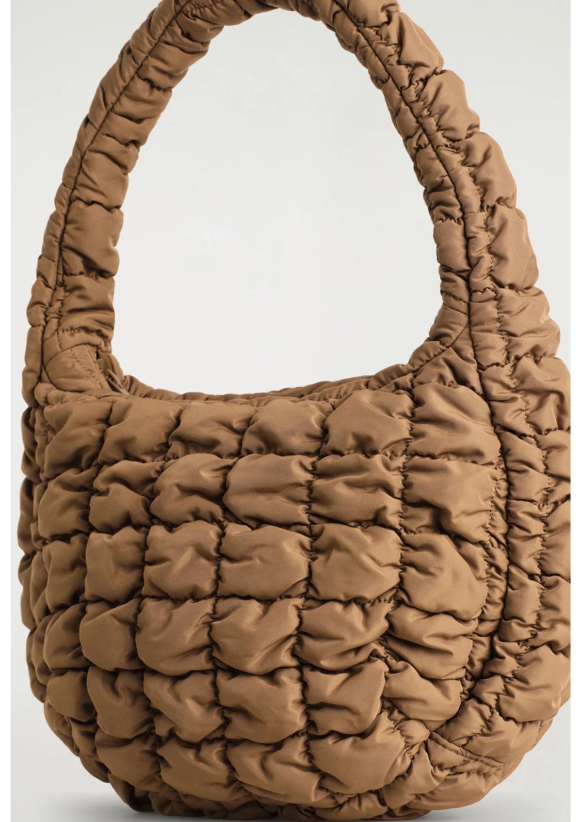 COS Quilted Mini Bag - Brown