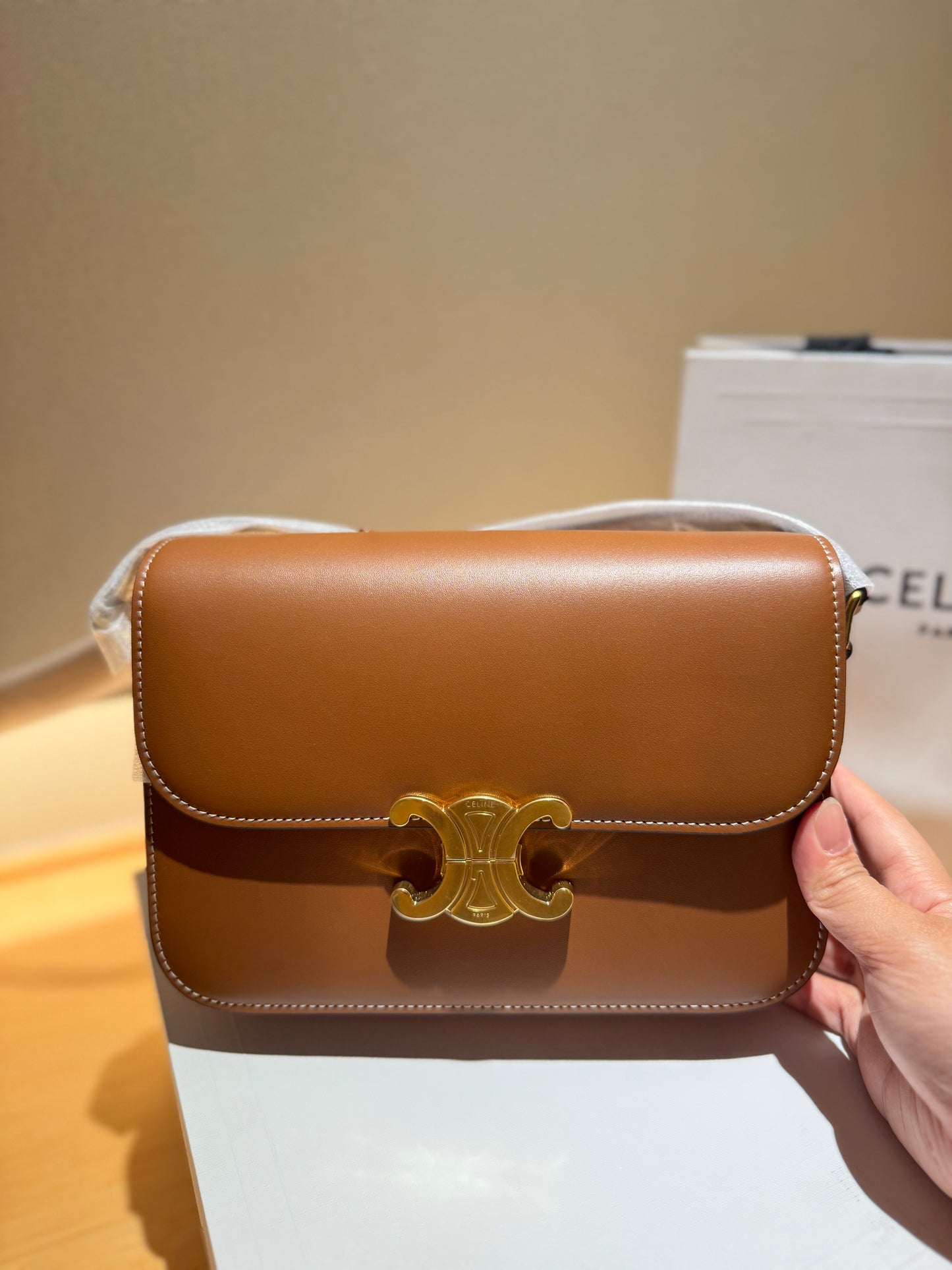 Celine Classique Triomphe in Calfskin