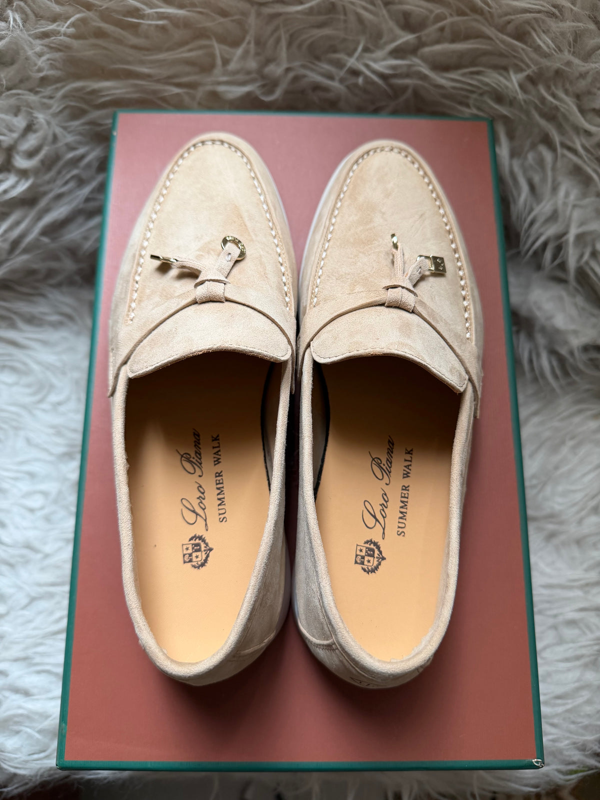 Loro Piana Walk Loafers - Beige