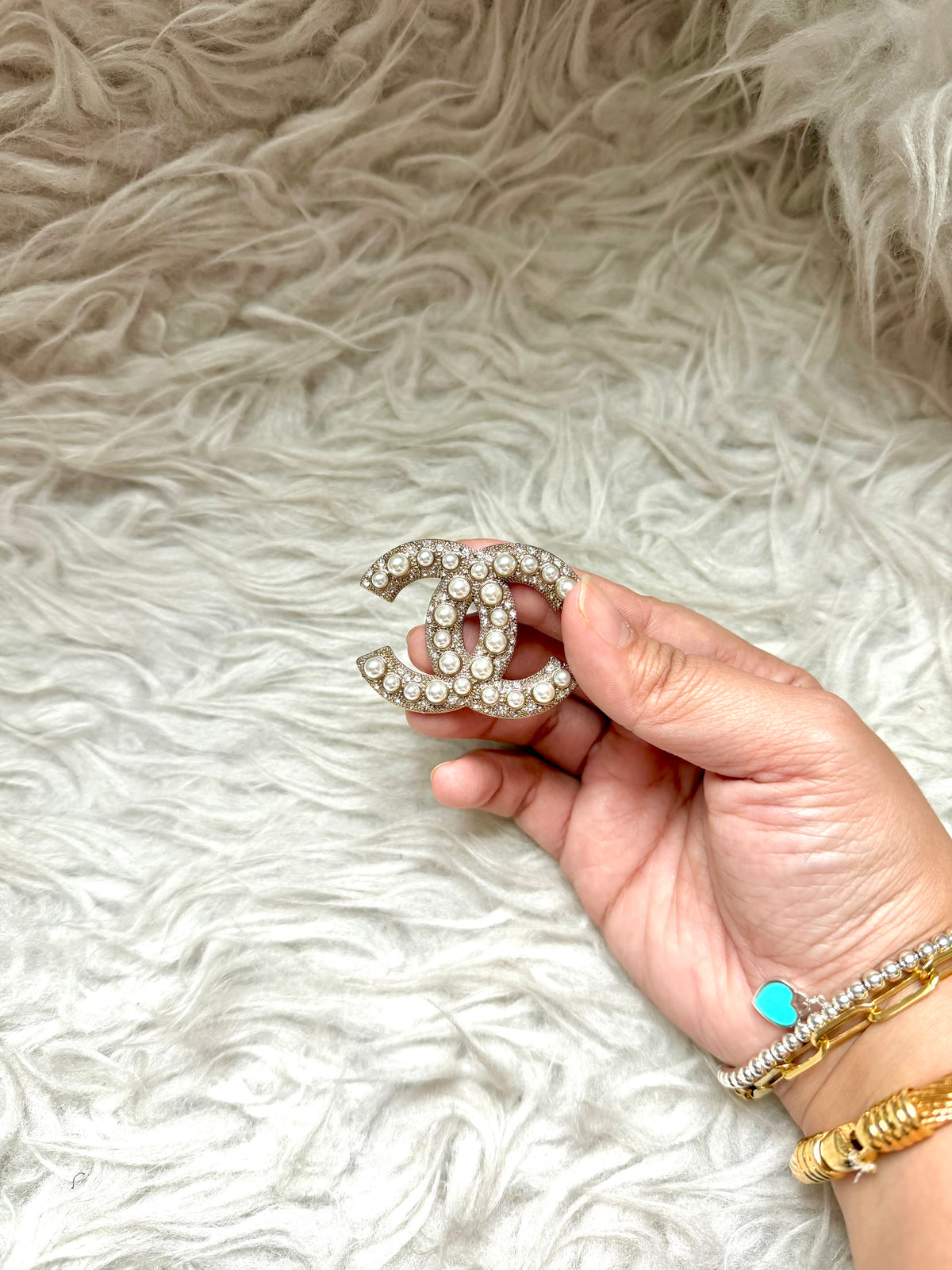 (Readystock) Chanel Brooch - Pearl