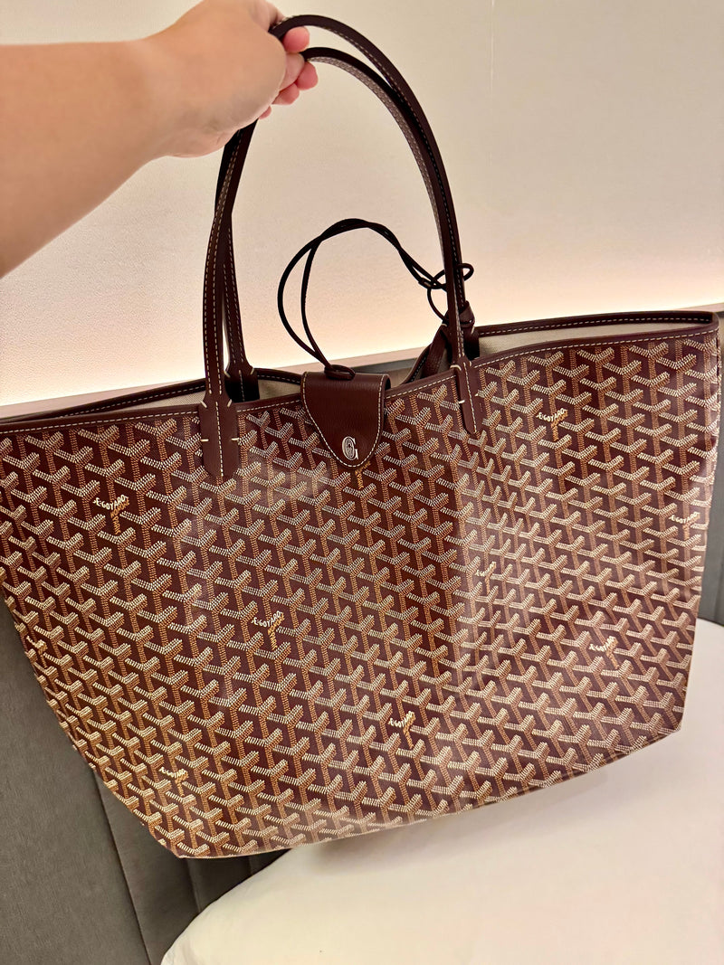 Goyard St Louis GM Canvas - Burgundy
