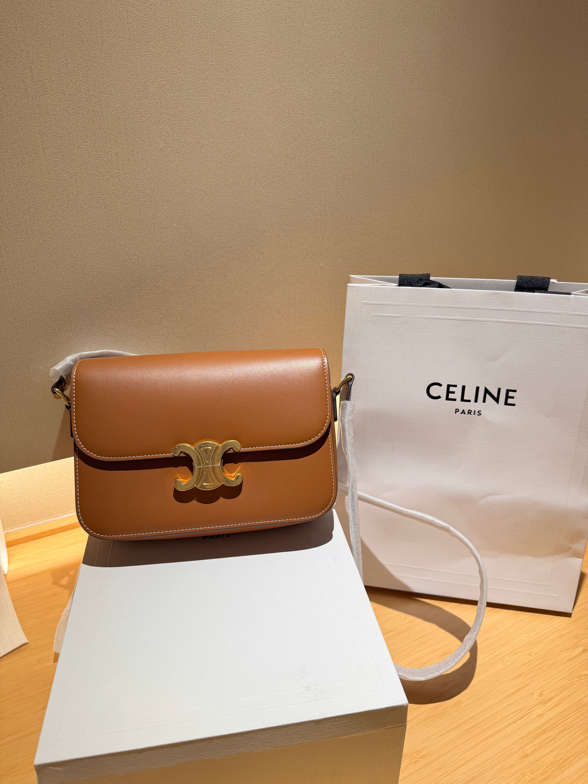 Celine Classique Triomphe in Calfskin