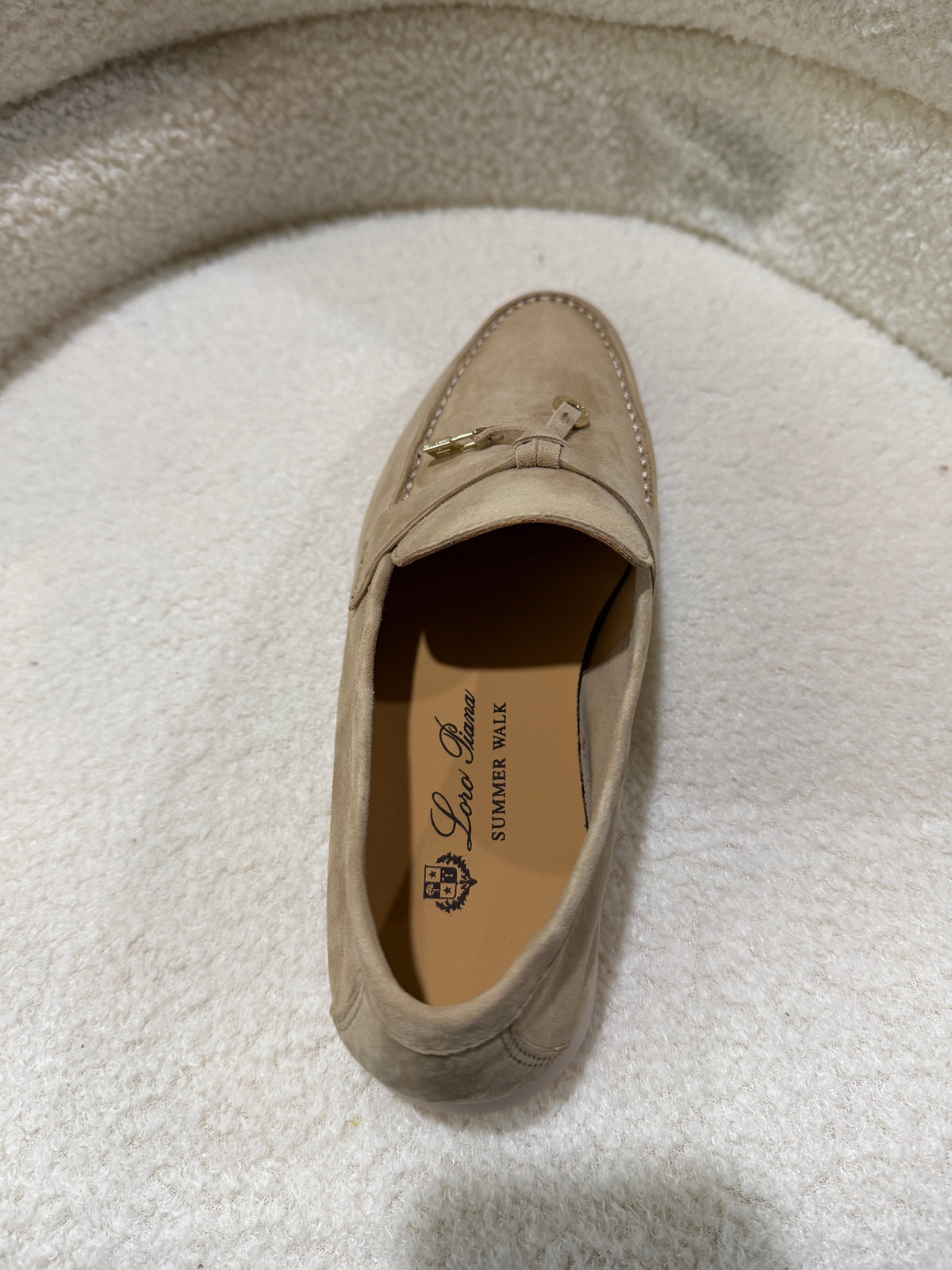 Loro Piana Walk Loafers - Beige