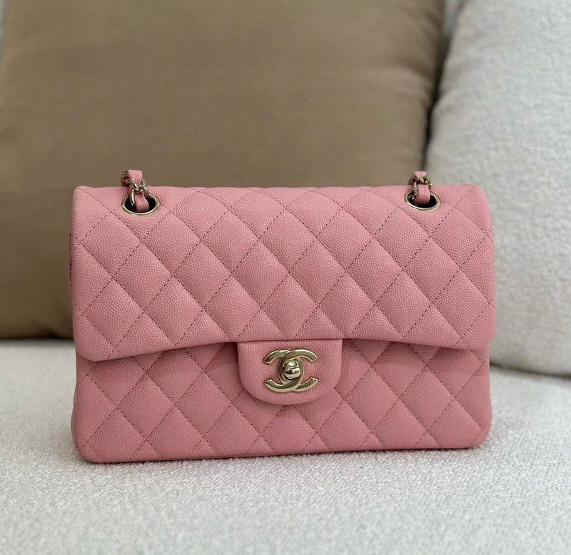 Chanel Small Classic Handbag - Pink