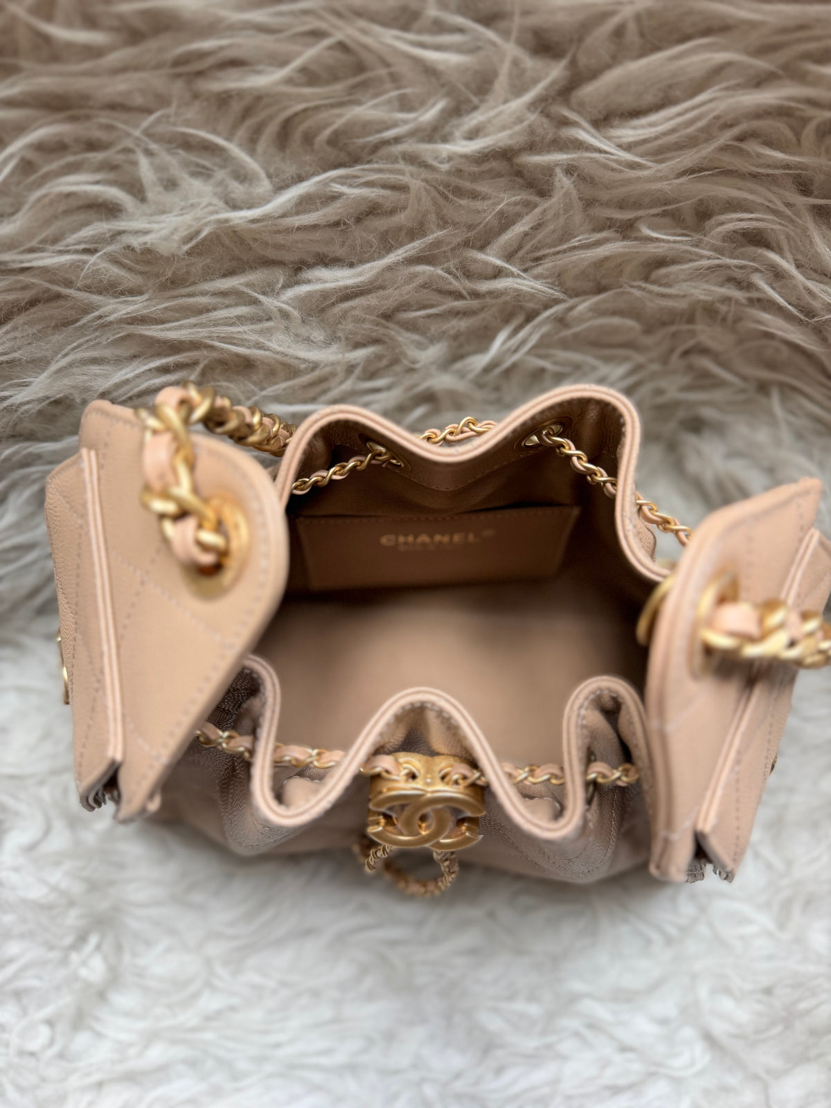 (Readystock) Chanel C25 Mini - Beige