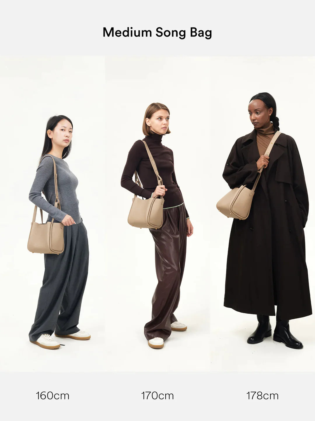 Medium Song Bag (New Version) - Cream Apricot
