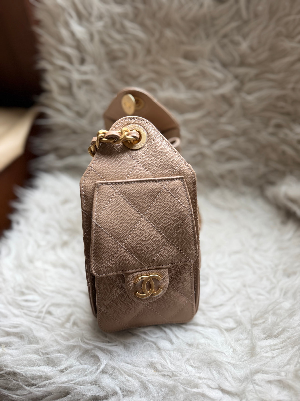 (Readystock) Chanel C25 Mini - Beige