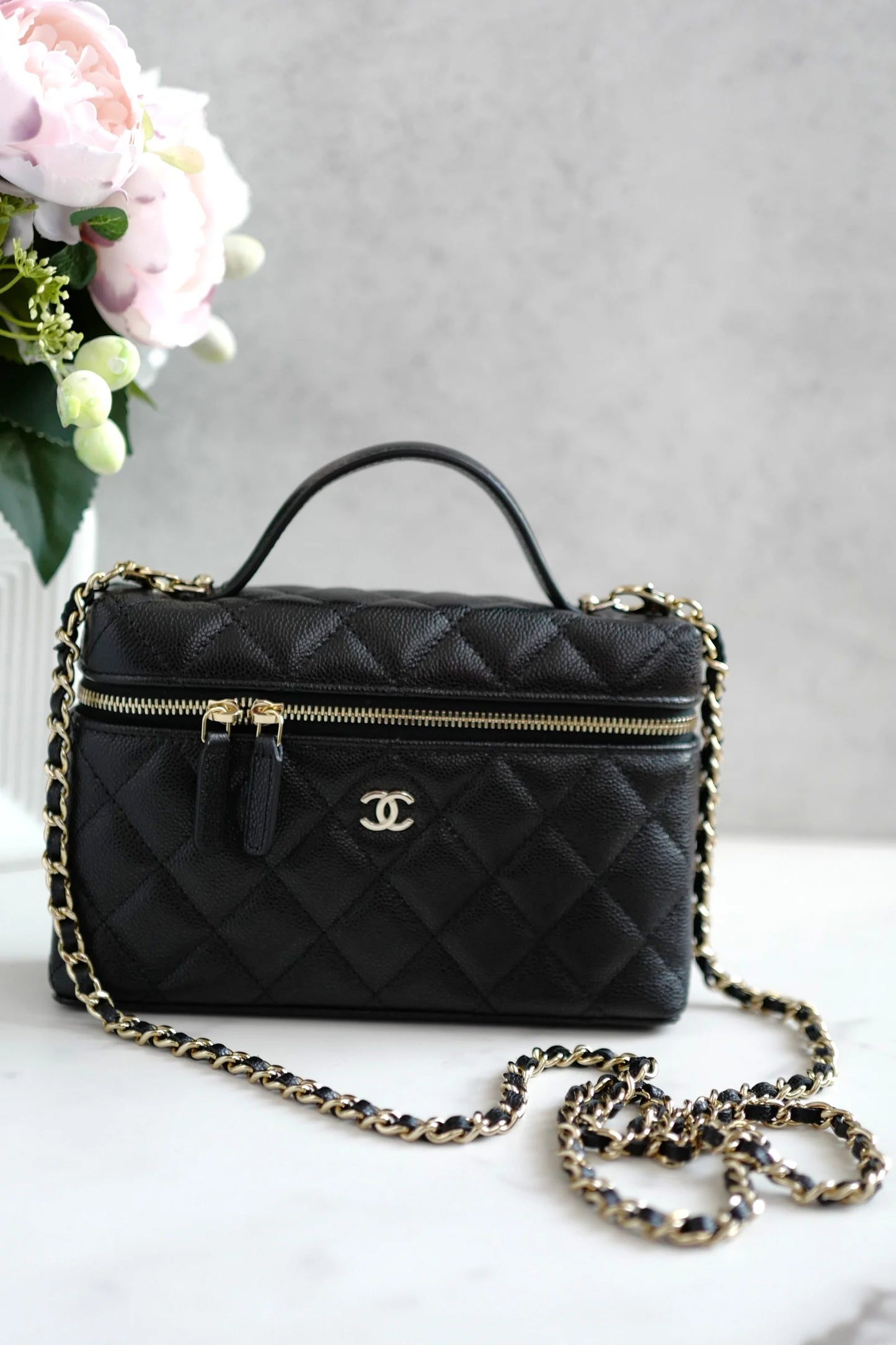 Chanel Flat Vanity with Chain
