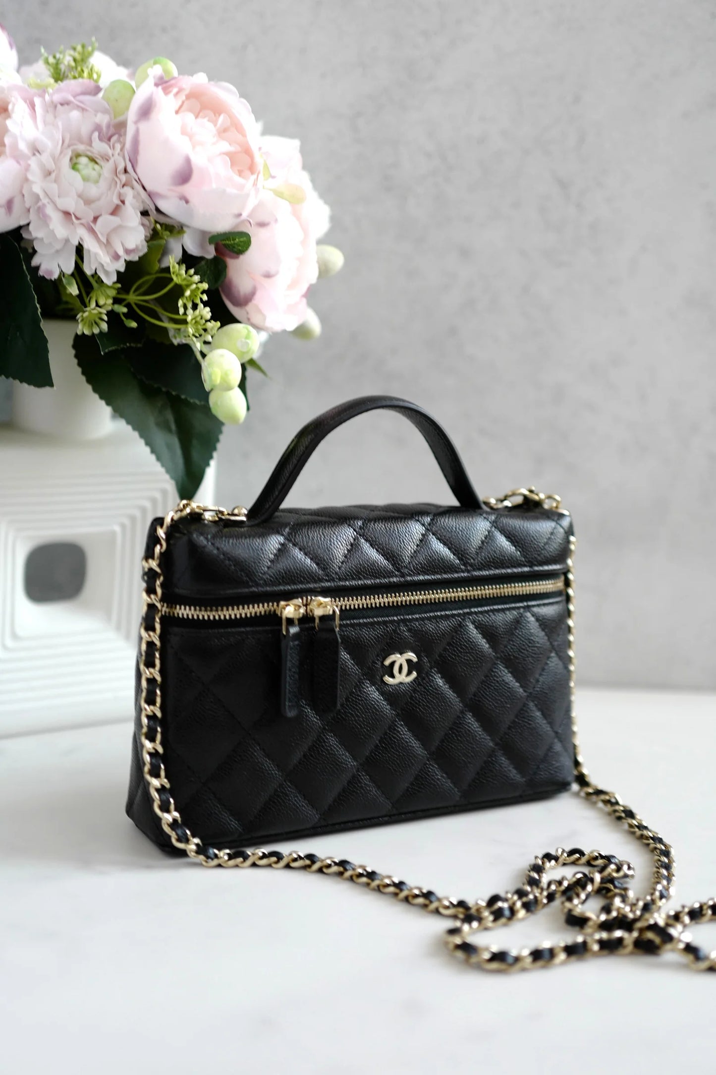 Chanel Flat Vanity with Chain