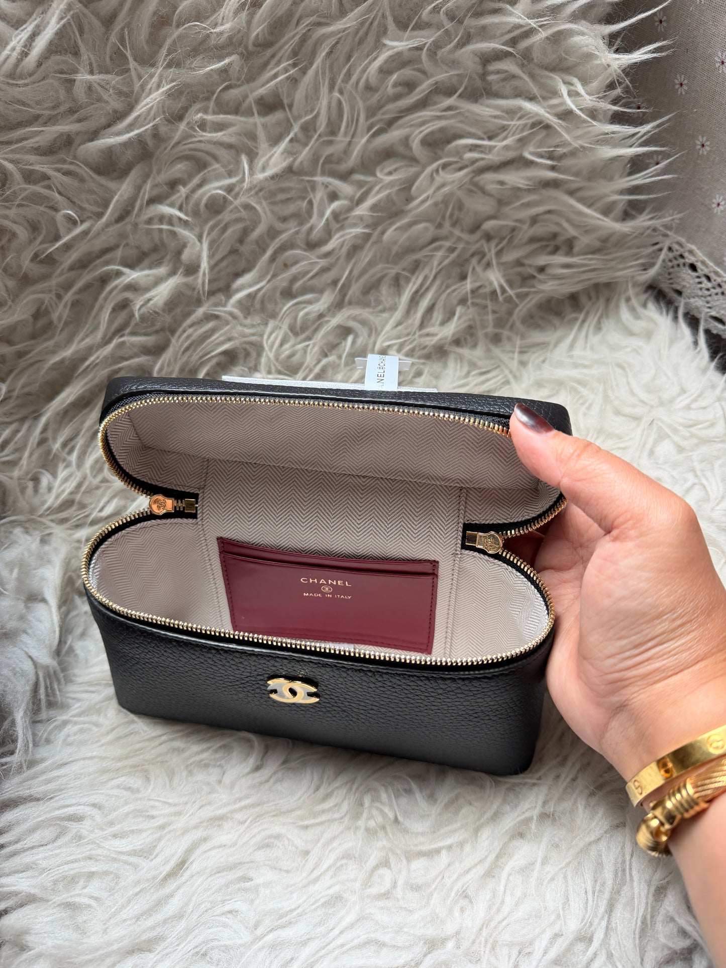 Chanel Flat Vanity - Black