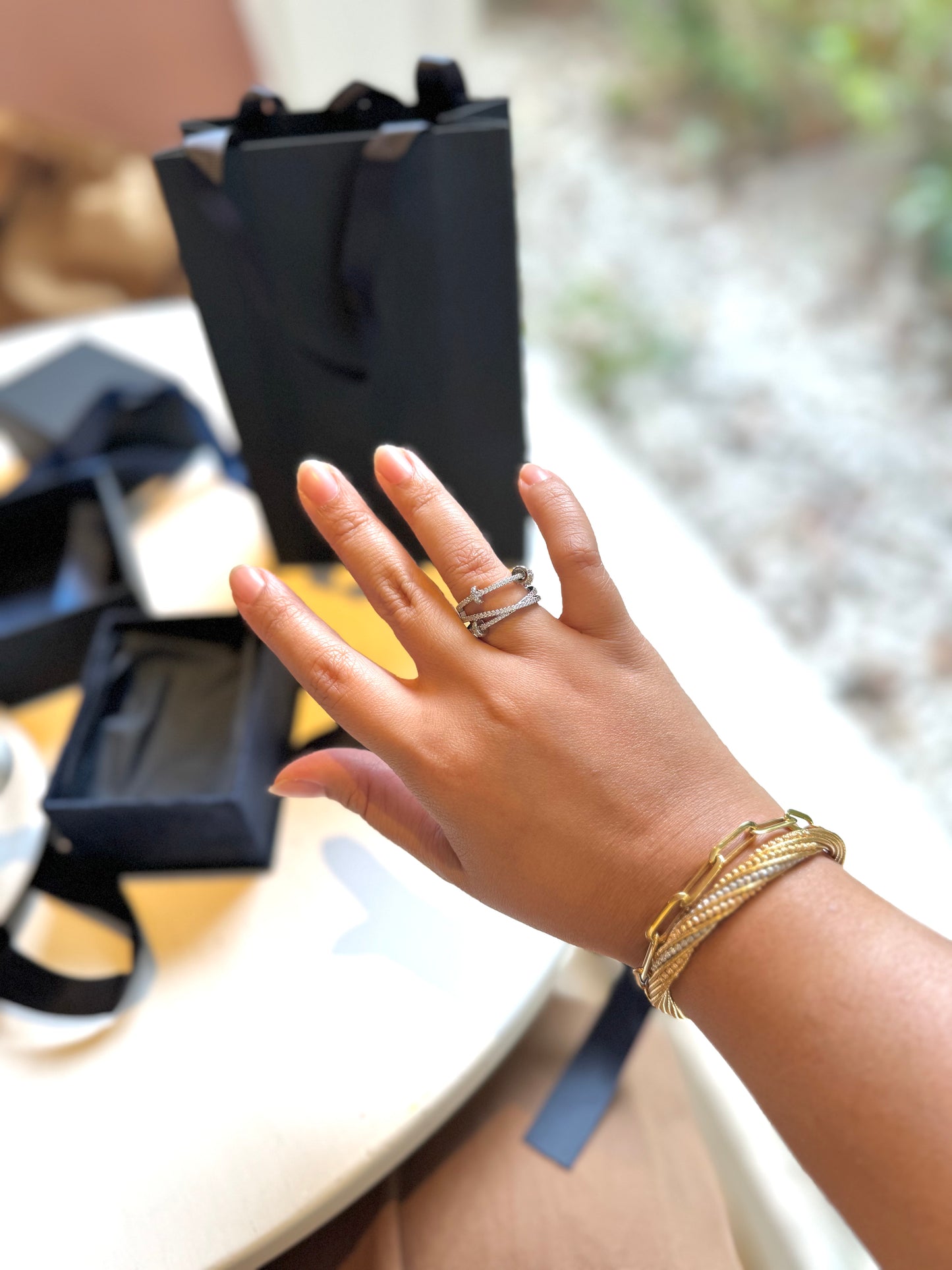 APM Triple Ring with Sliding Hoop