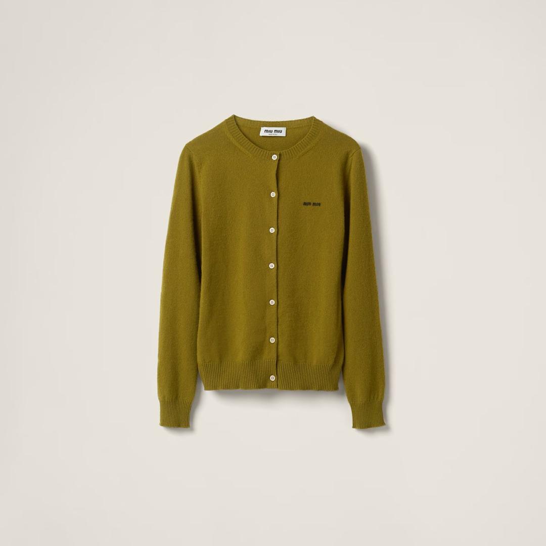 MiuMiu Knit Cardigan - Fern Green