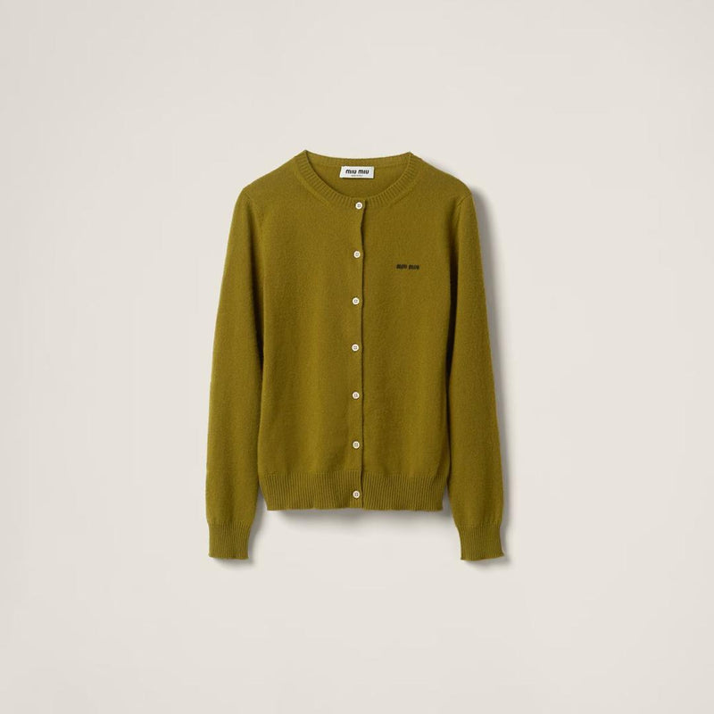 MiuMiu Knit Cardigan - Fern Green