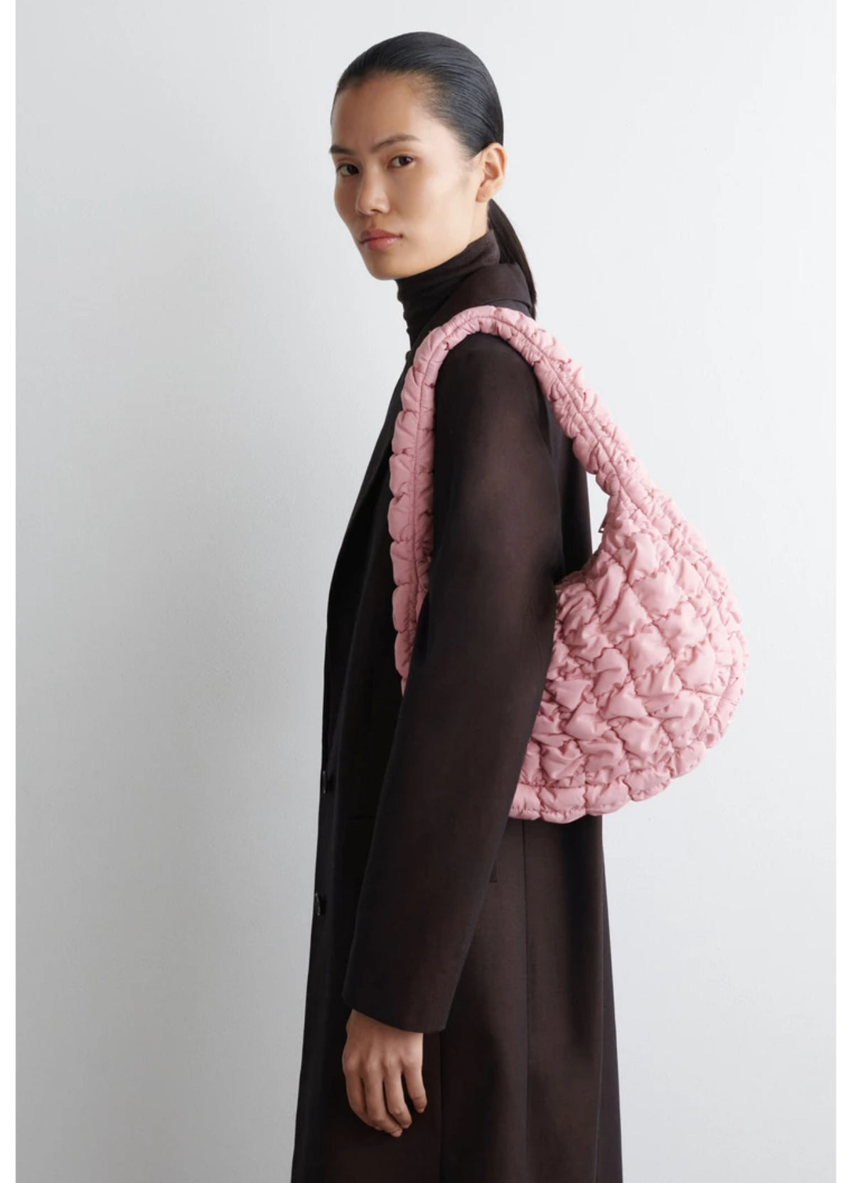 COS Quilted Mini Bag - Pink