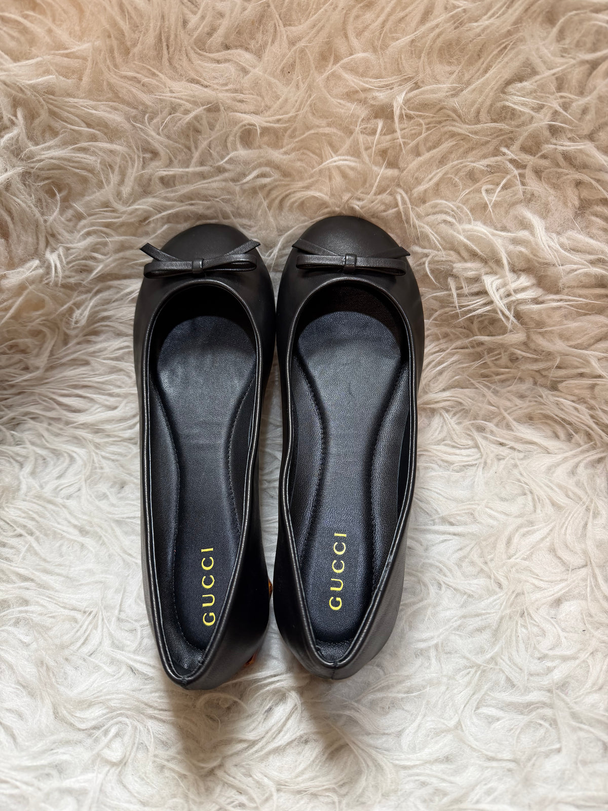Gucci Ballerina Flats - Black