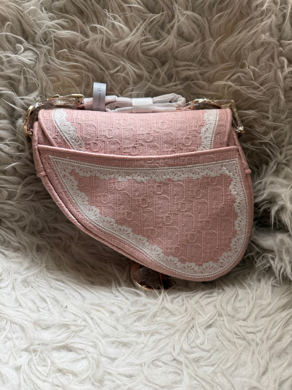 Dior Small Saddle Bag - Pink