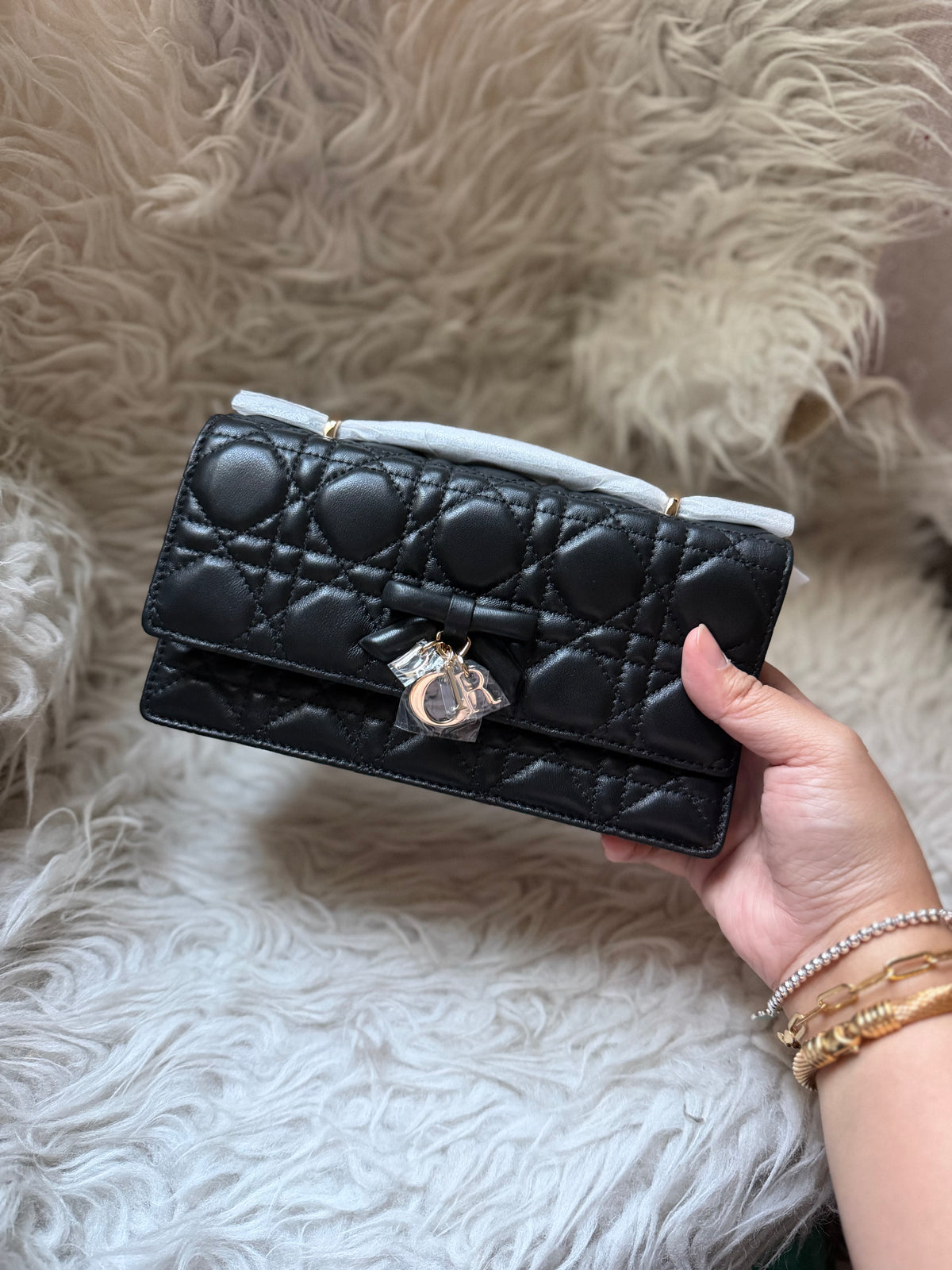 My Dior Mini Bag with Bow - Black